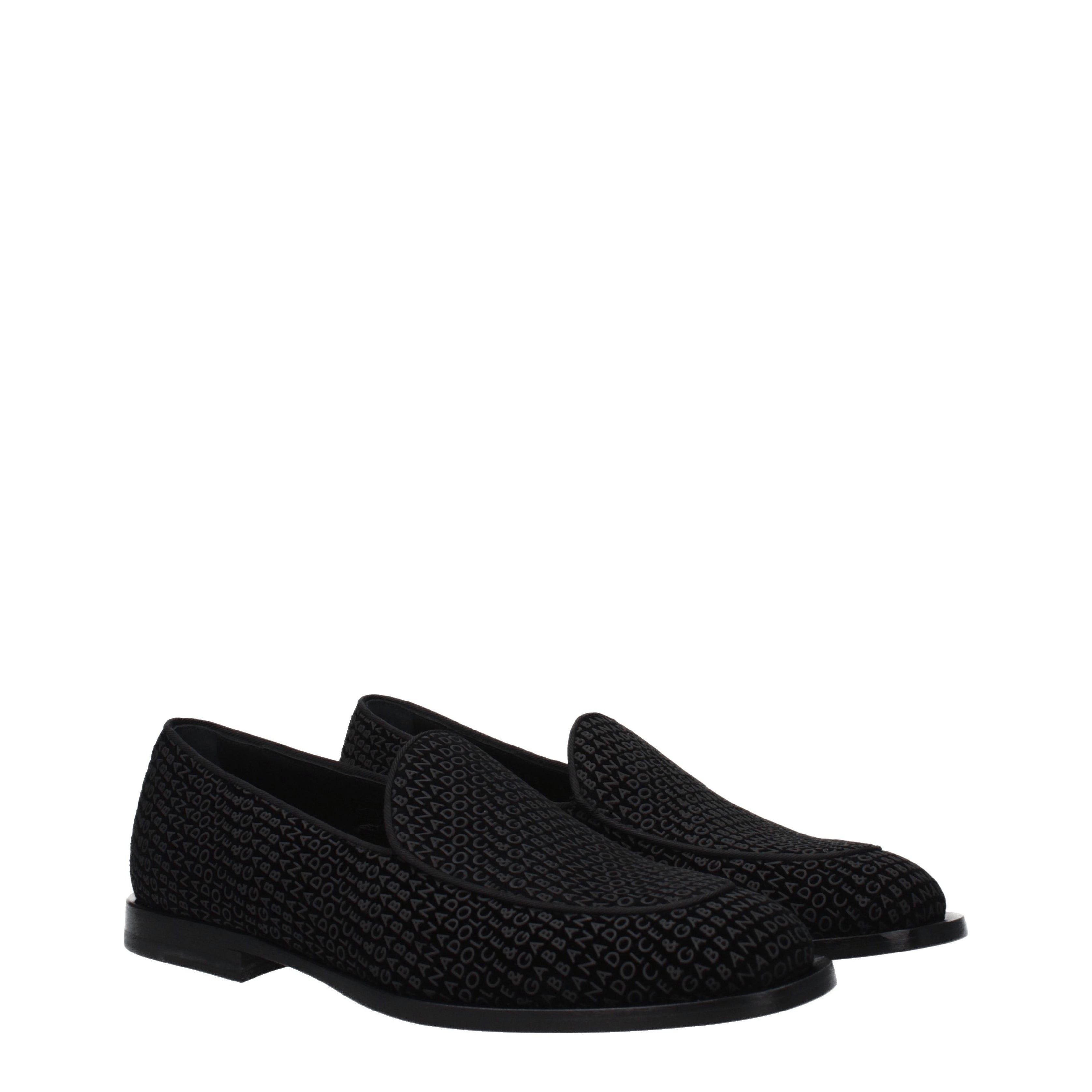 Dolce & Gabbana Slip-ons in Velvet Size US 11 / EU 44 - 1 Thumbnail