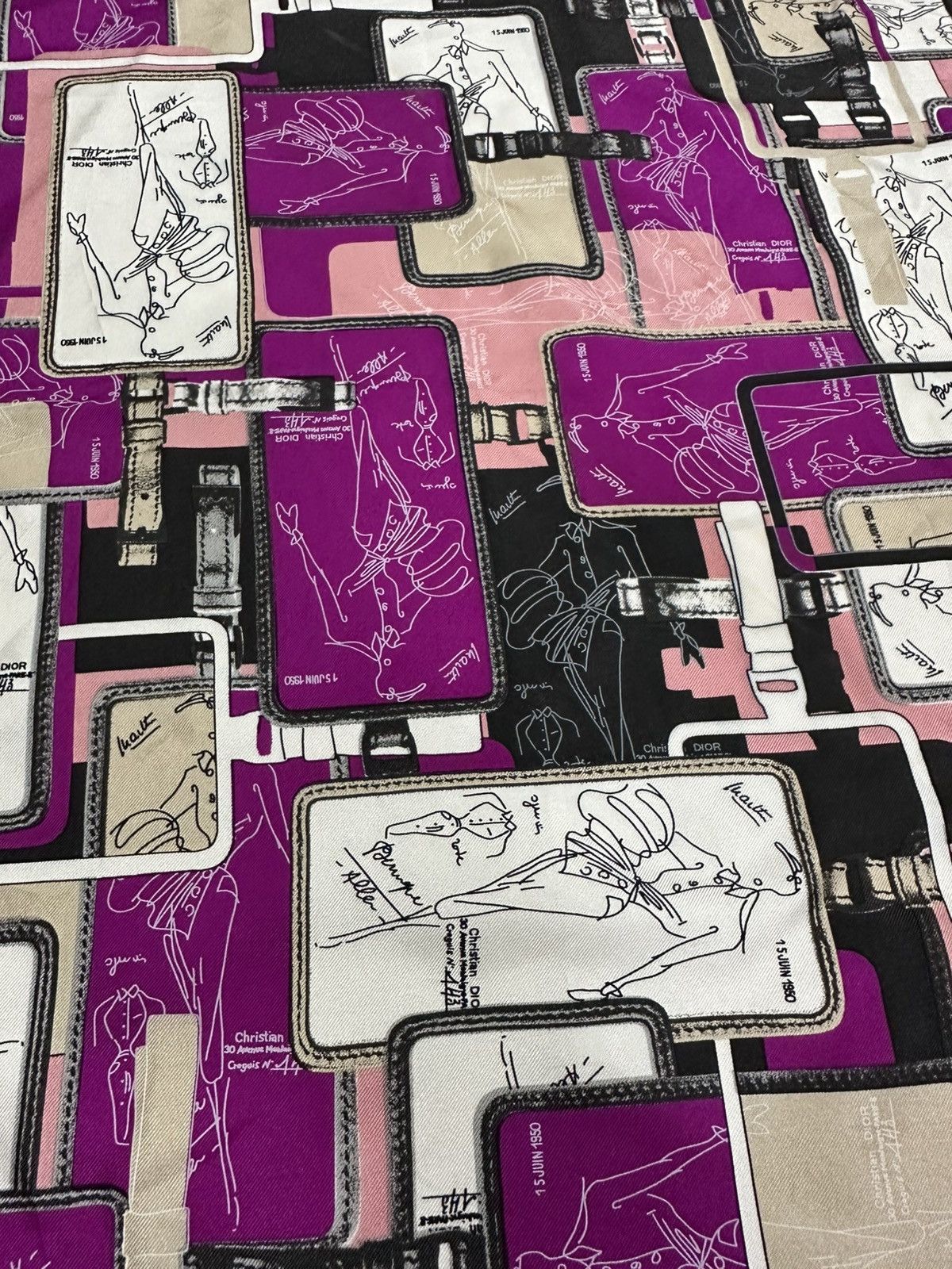 Christian Dior Monsieur × Dior Christian Dior Silk Scarf Nice Design Size ONE SIZE - 3 Thumbnail