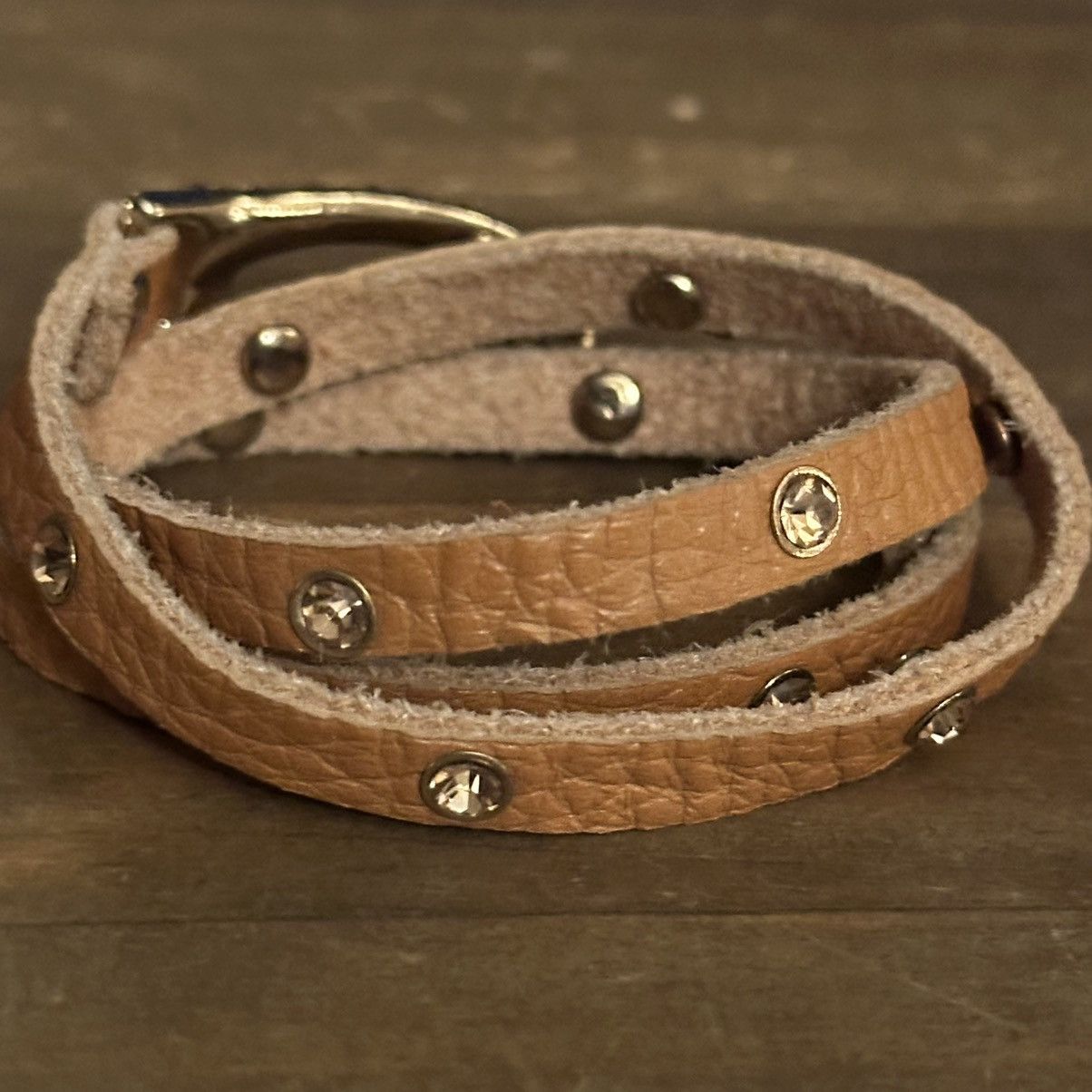 Other Leather rhinestone wrap bracelet Size ONE SIZE - 5 Thumbnail