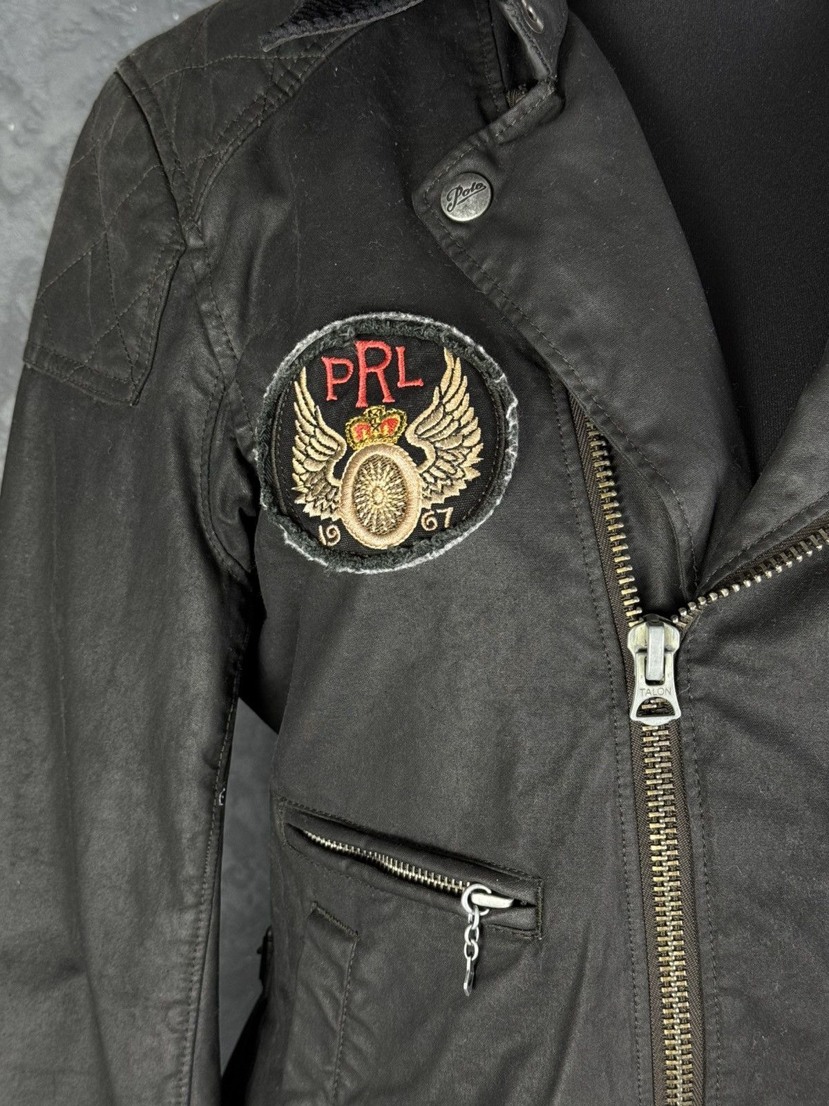 Vintage Polo Ralph Lauren Double Riders Oiled Leather Jacket SizeS-M Size US S / EU 44-46 / 1 - 8 Thumbnail