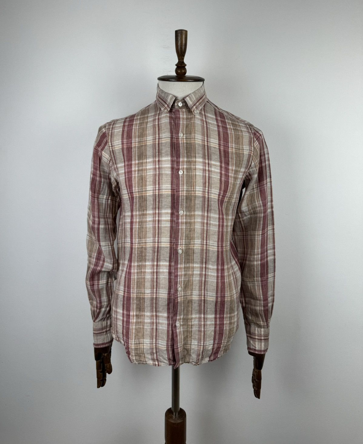 Massimo Dutti Massimo Dutti Linen Long Sleeve Button Down shirt size M Size US M / EU 48-50 / 2 - 1 Thumbnail