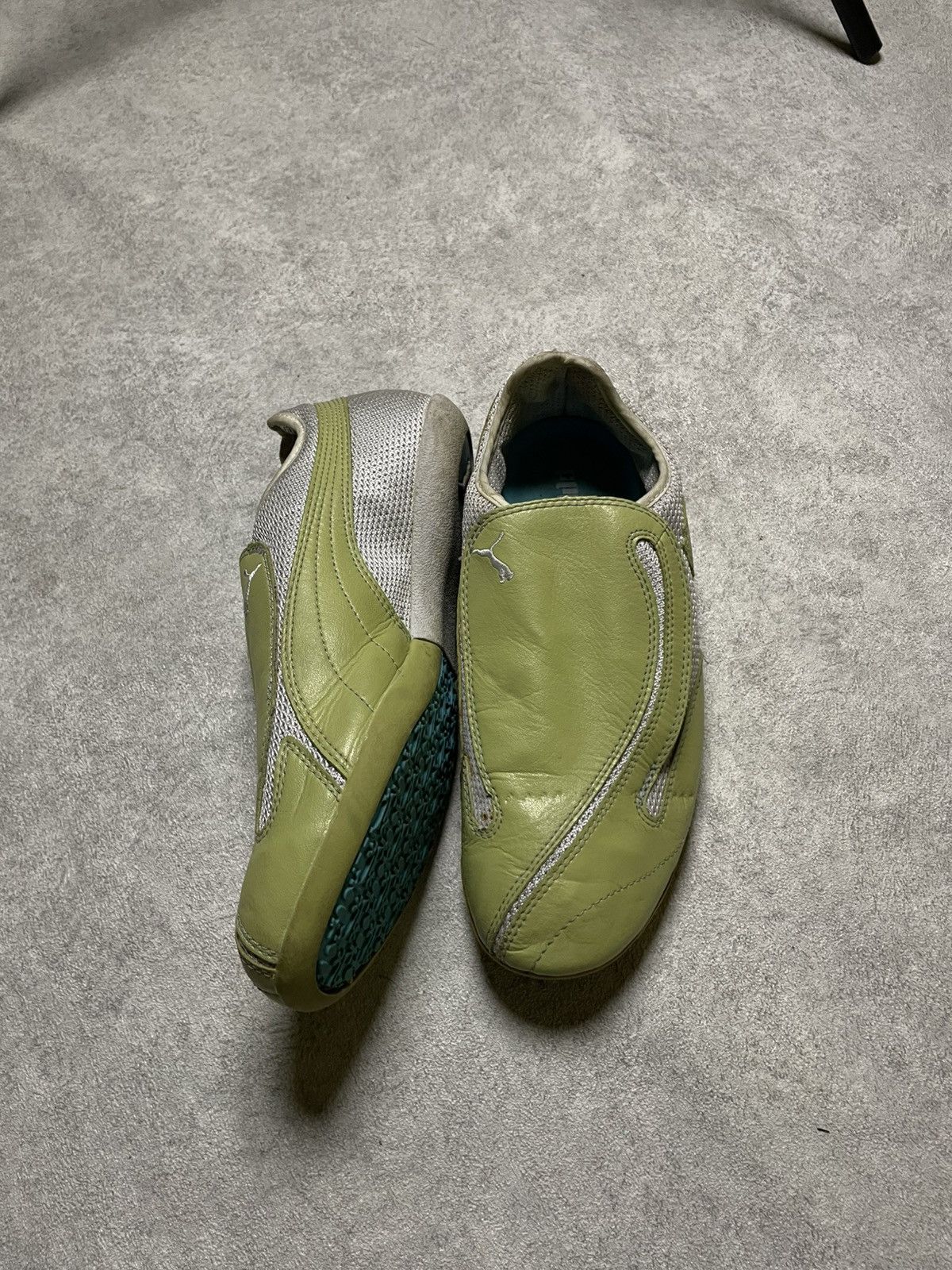 Puma Vintage 1999s Leather Puma Mostro Y2K White Sneakers Size US 7 / EU 40 - 13 Thumbnail