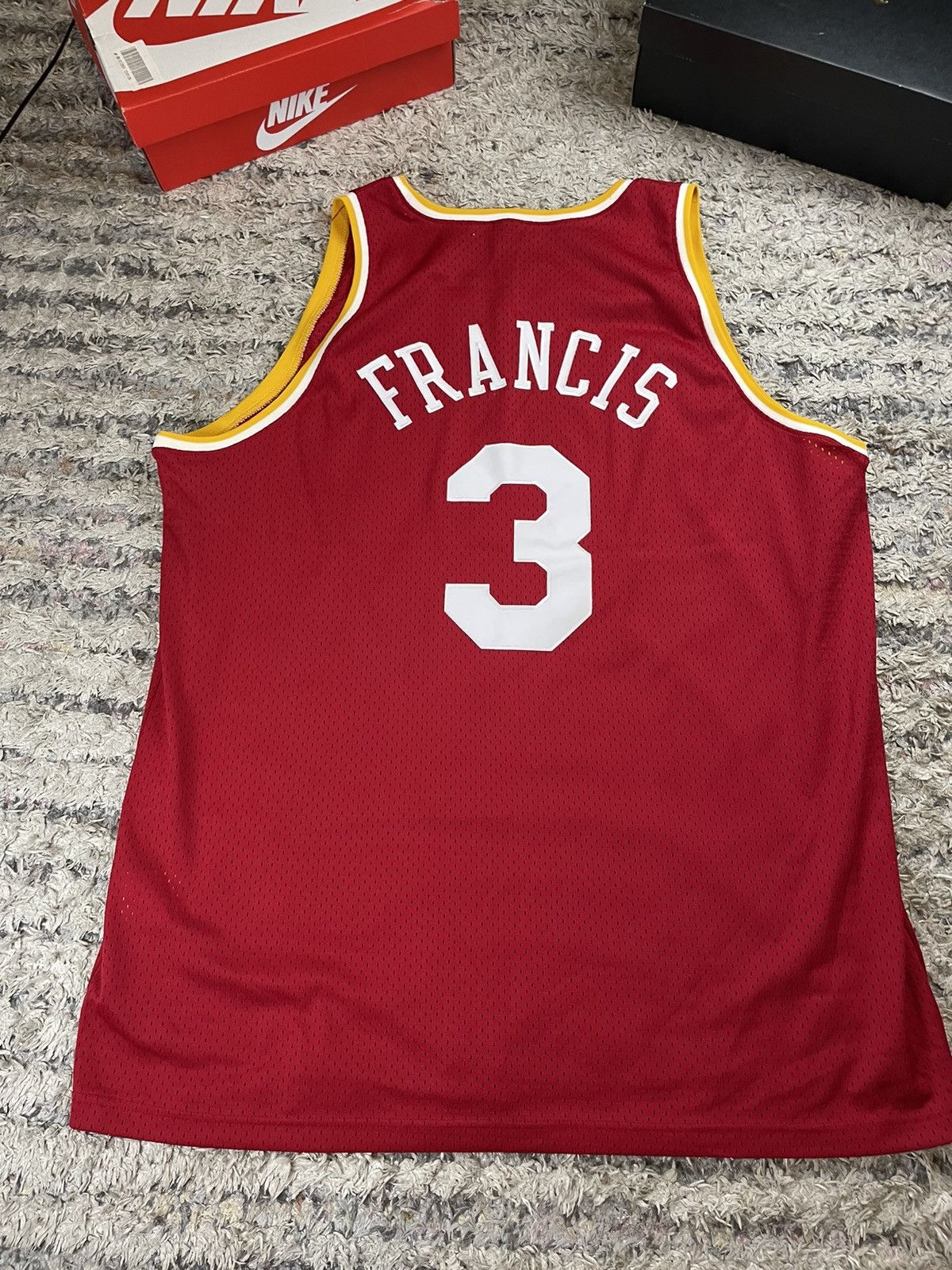 NBA × Nike × Vintage Steve Francis Houston Rockets Nike Jersey Swingman 90s Size US XXL / EU 58 / 5 - 3 Thumbnail