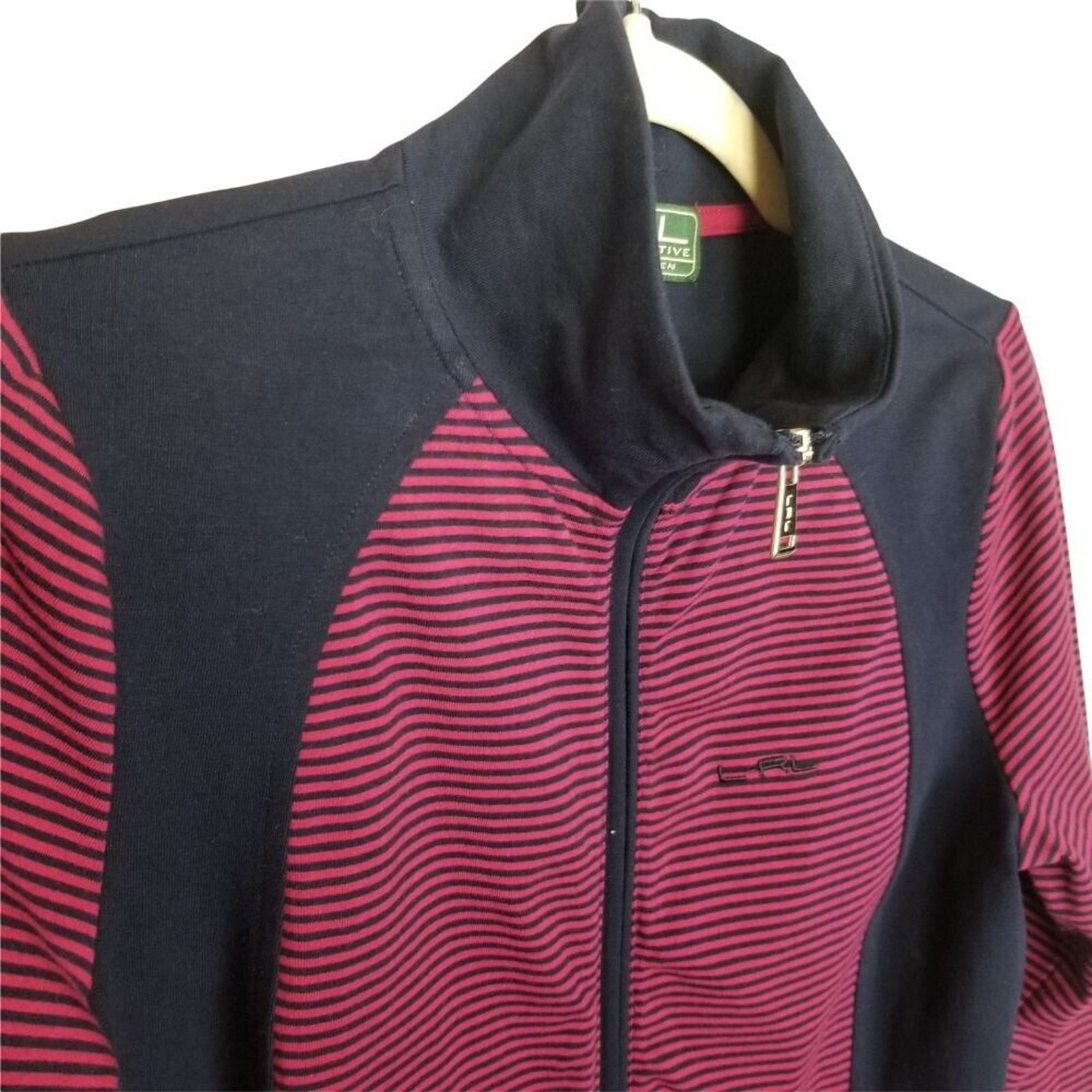 Lauren Ralph Lauren Ralph Lauren Active Womens Striped Full Zip Jacket M Stretch Size M / US 6-8 / IT 42-44 - 5 Thumbnail