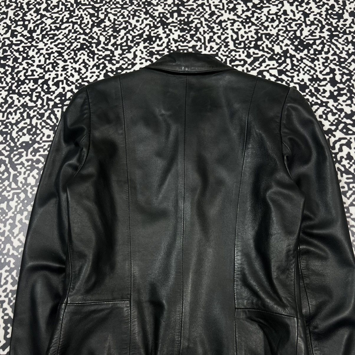 Japanese Brand Vintage Y2K Japanese Leather Jacket Blazer Opium Rick Style Size S / US 4 / IT 40 - 15 Thumbnail