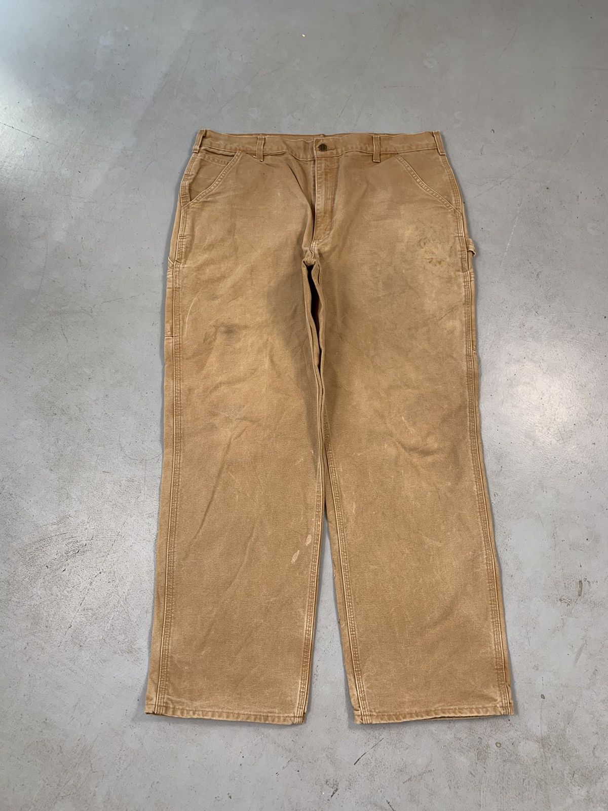 Carhartt Vintage Carhartt B01 BRN carpenter denim Size US 40 / EU 56 - 1 Thumbnail