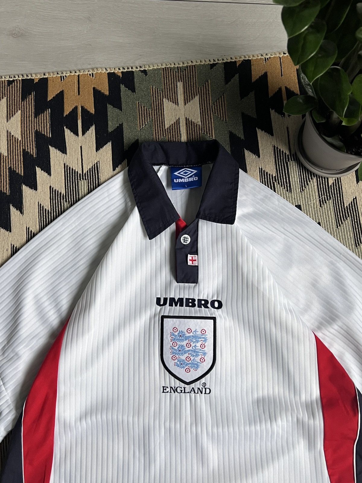 Umbro Vintage England 1997/99 National Umbro Home Jersey Size US L / EU 52-54 / 3 - 6 Thumbnail