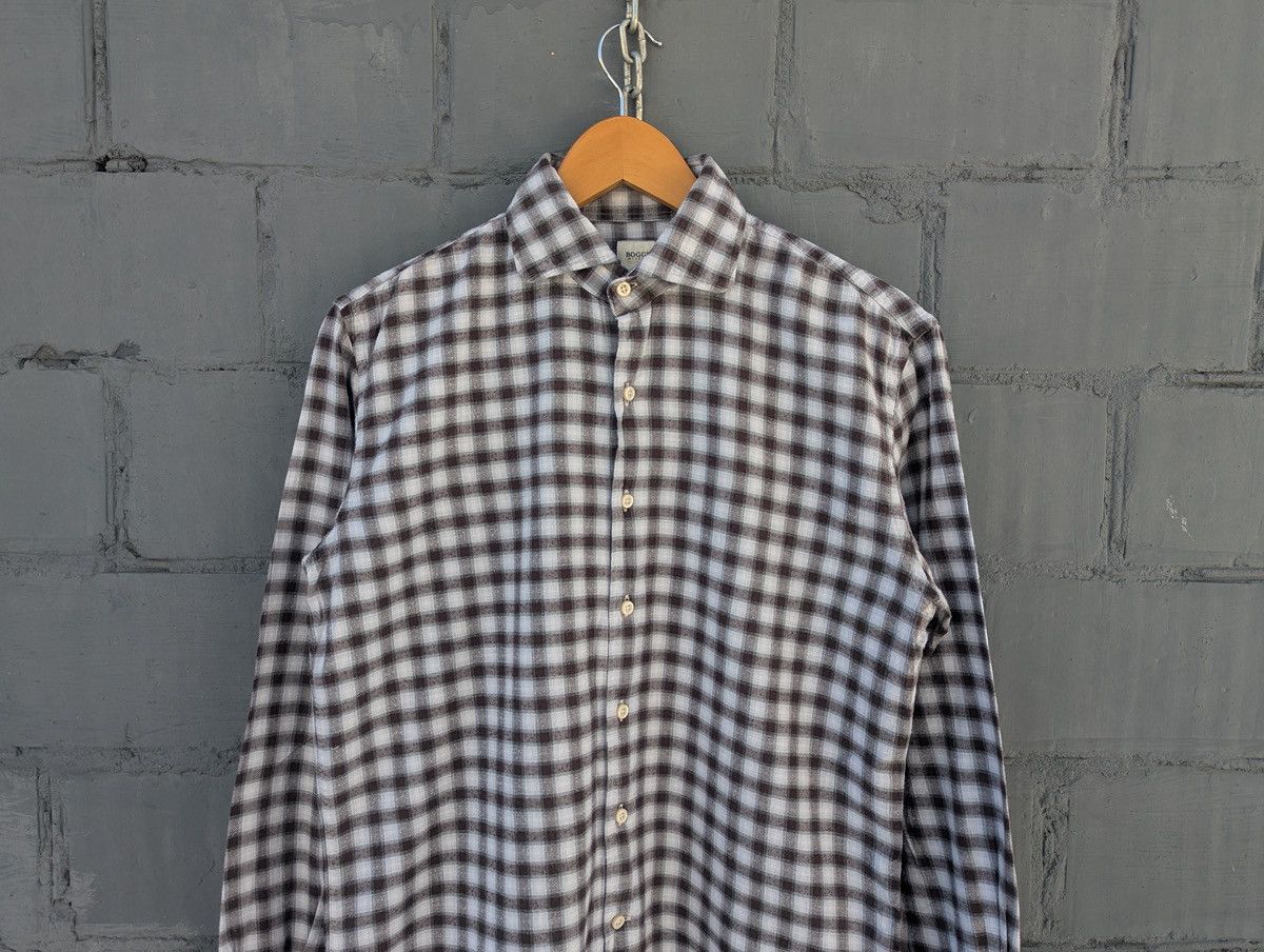 Boggi Boggi Milano Flannel Plaid Casual Shirt Size 48 Size US M / EU 48-50 / 2 - 3 Thumbnail