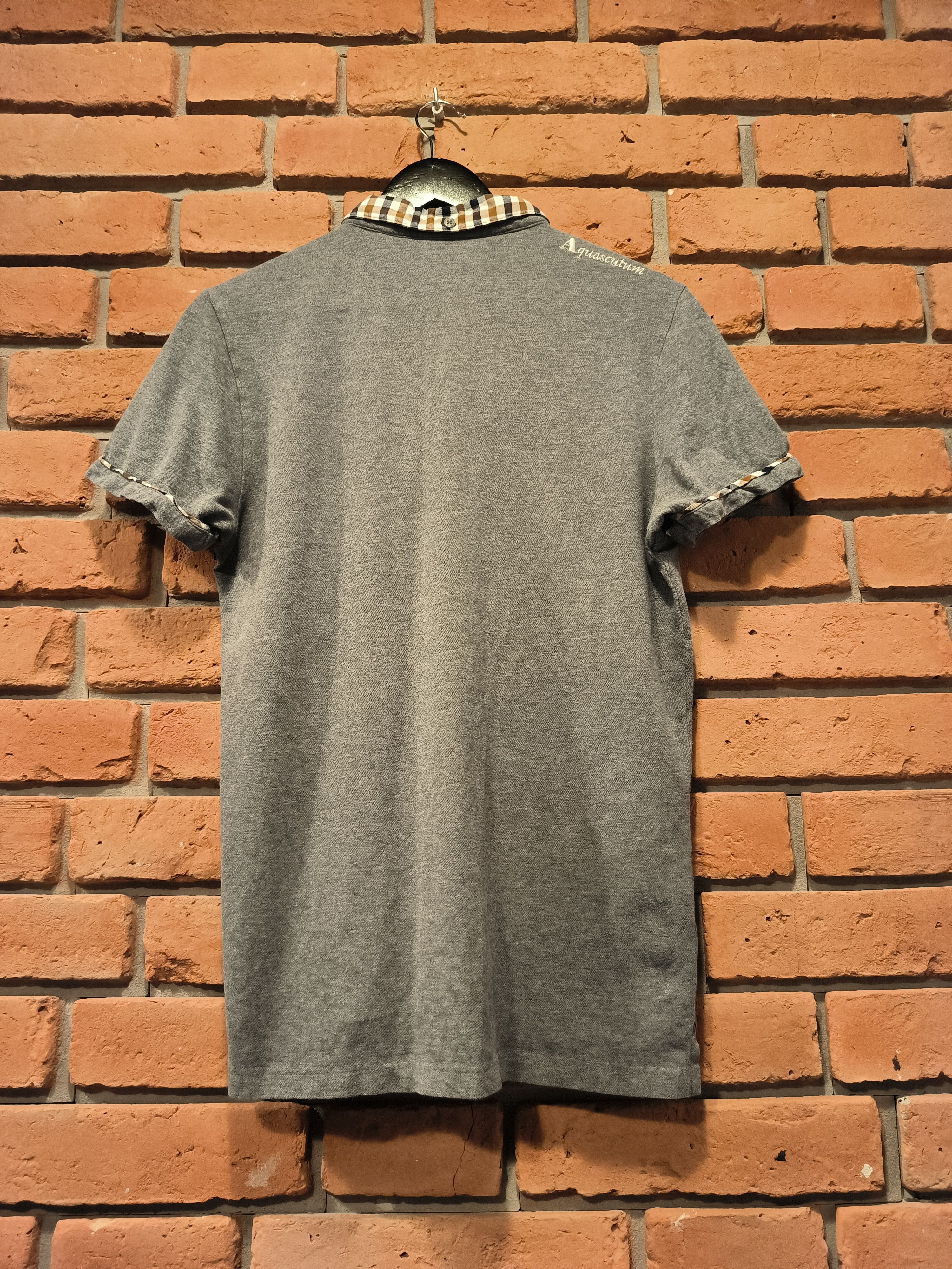 Aquascutum Aquascutum Polo Shirt Logo Gray Size US S / EU 44-46 / 1 - 4 Thumbnail