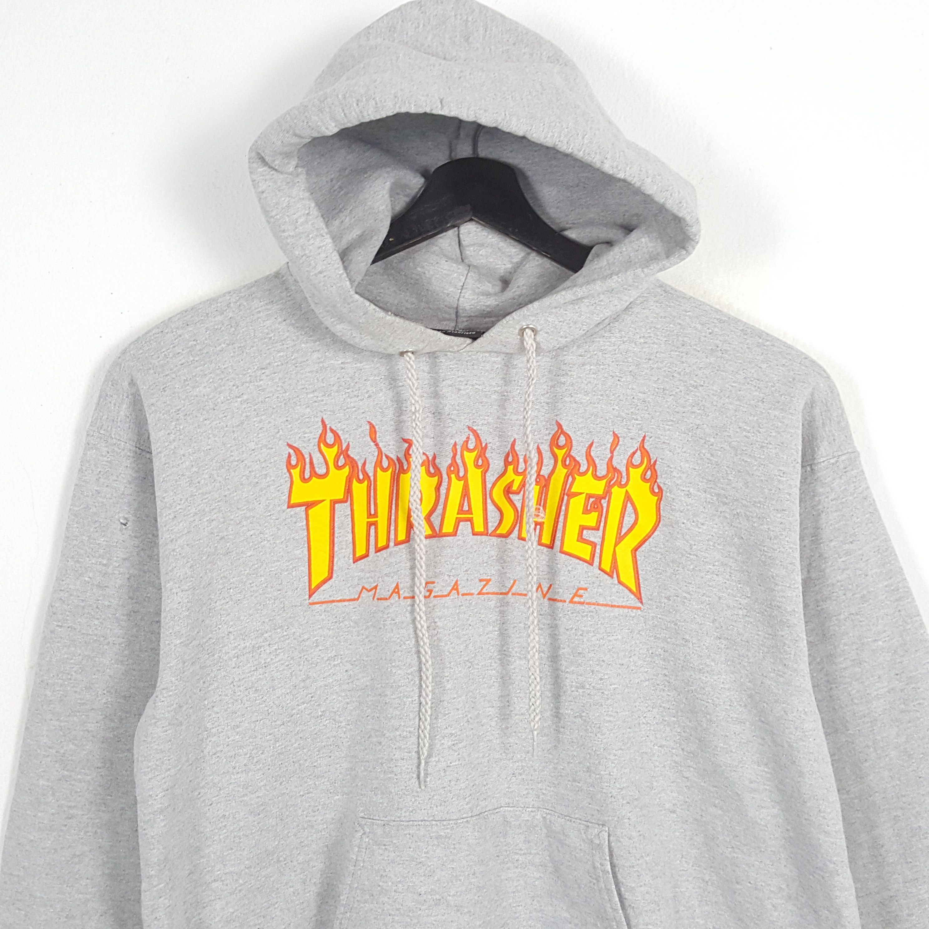 Thrasher × Vintage THRASHER Magazine Streetwear Skateboard Style Hoodies Size US M / EU 48-50 / 2 - 2 Thumbnail