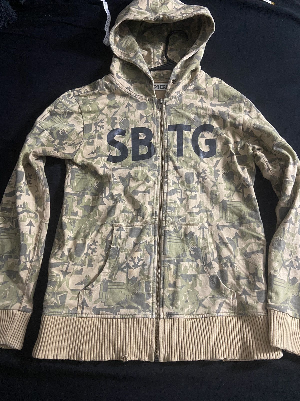 Japanese Brand SBTG zip hoodie, SABOTAGE Size US M / EU 48-50 / 2 - 1 Thumbnail