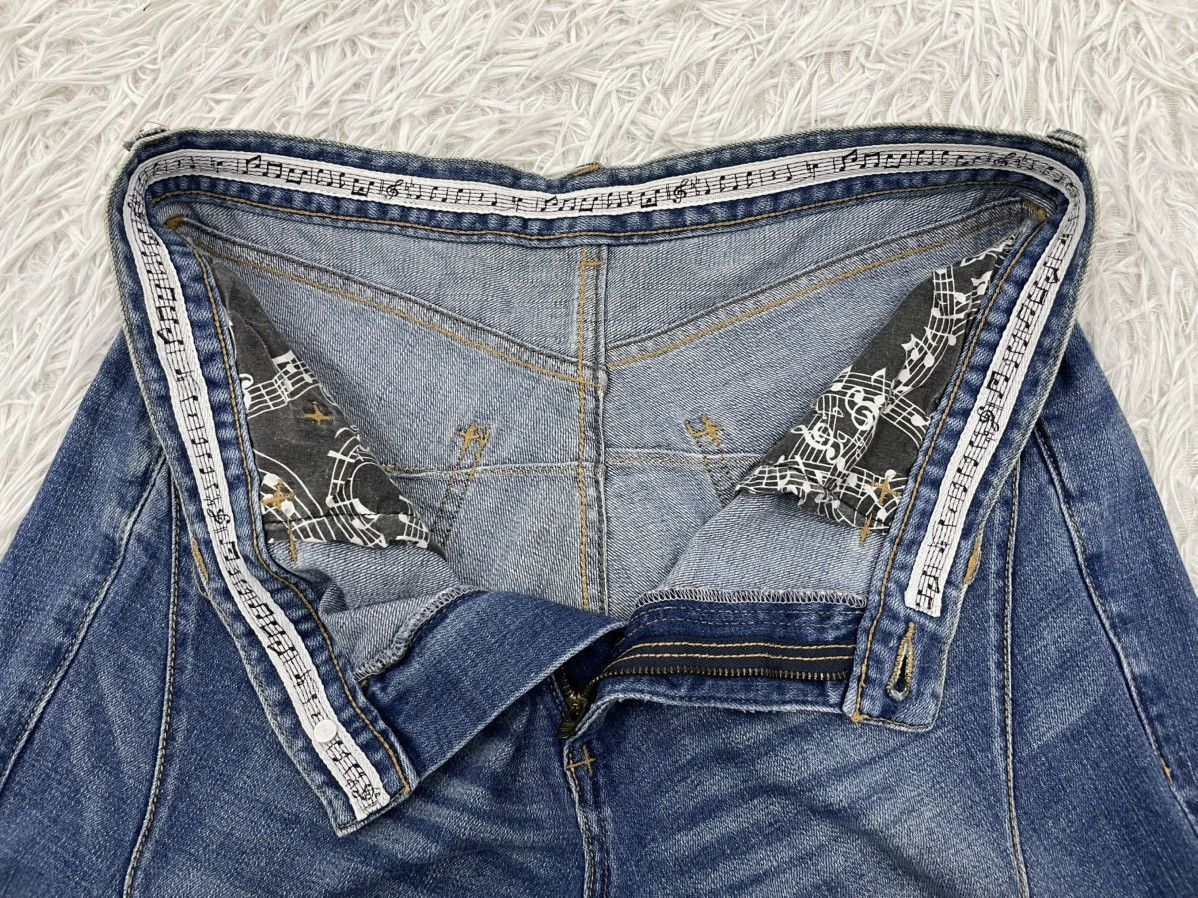 Number (N)ine Distress Number Nine Music Note Jeans Pant Size US 32 / EU 48 - 12 Thumbnail