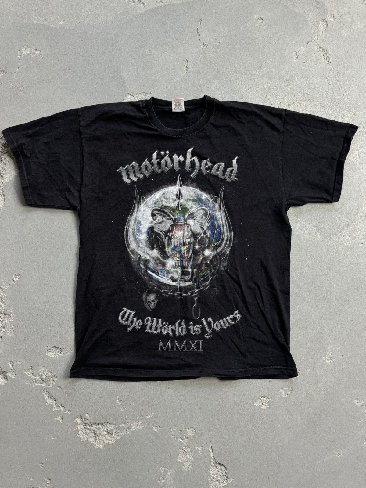 Band Tees OG Y2K Motorhead 'The World is Yours' Tee - Sz. M Size US XL / EU 56 / 4 - 3 Thumbnail