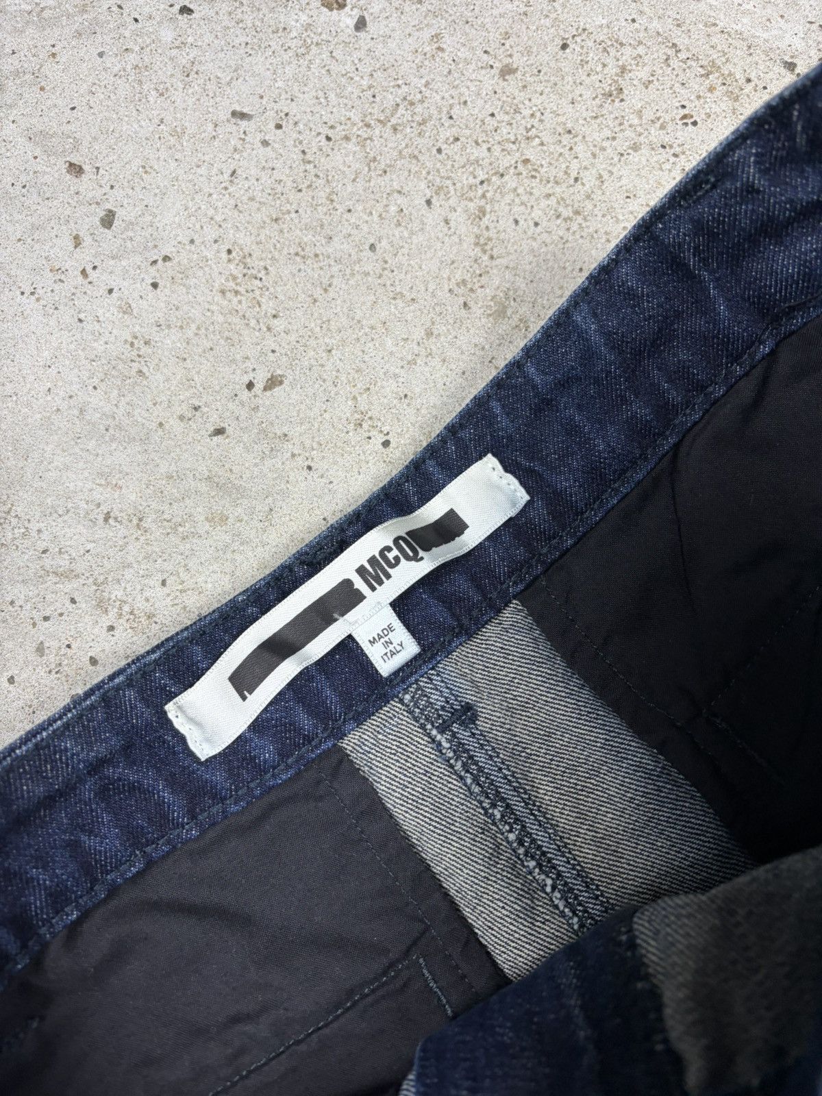 Alexander McQueen Alexander McQueen MCQ Cargo Patched Jeans Denim Pants Size 27" / US 4 / IT 40 - 8 Thumbnail