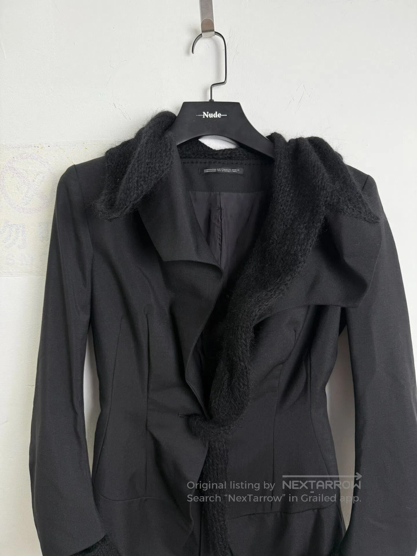 Yohji Yamamoto yohji yamamoto deconstructed wool suit jacket. Size US XS / EU 42 / 0 - 6 Thumbnail