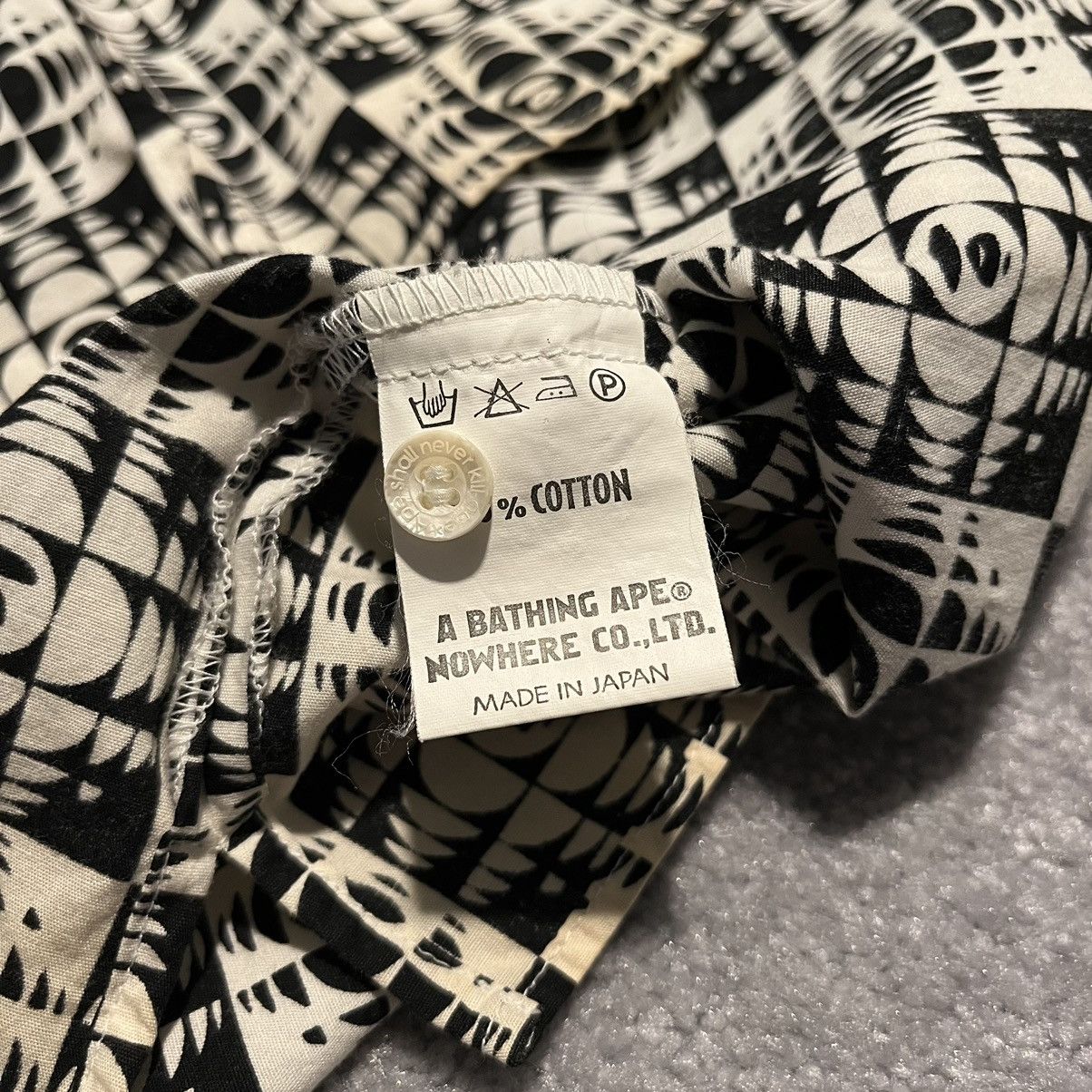 Bape A Bathing Ape Bape Baby Milo Button Up Shirt All Over Print Size US XL / EU 56 / 4 - 5 Thumbnail