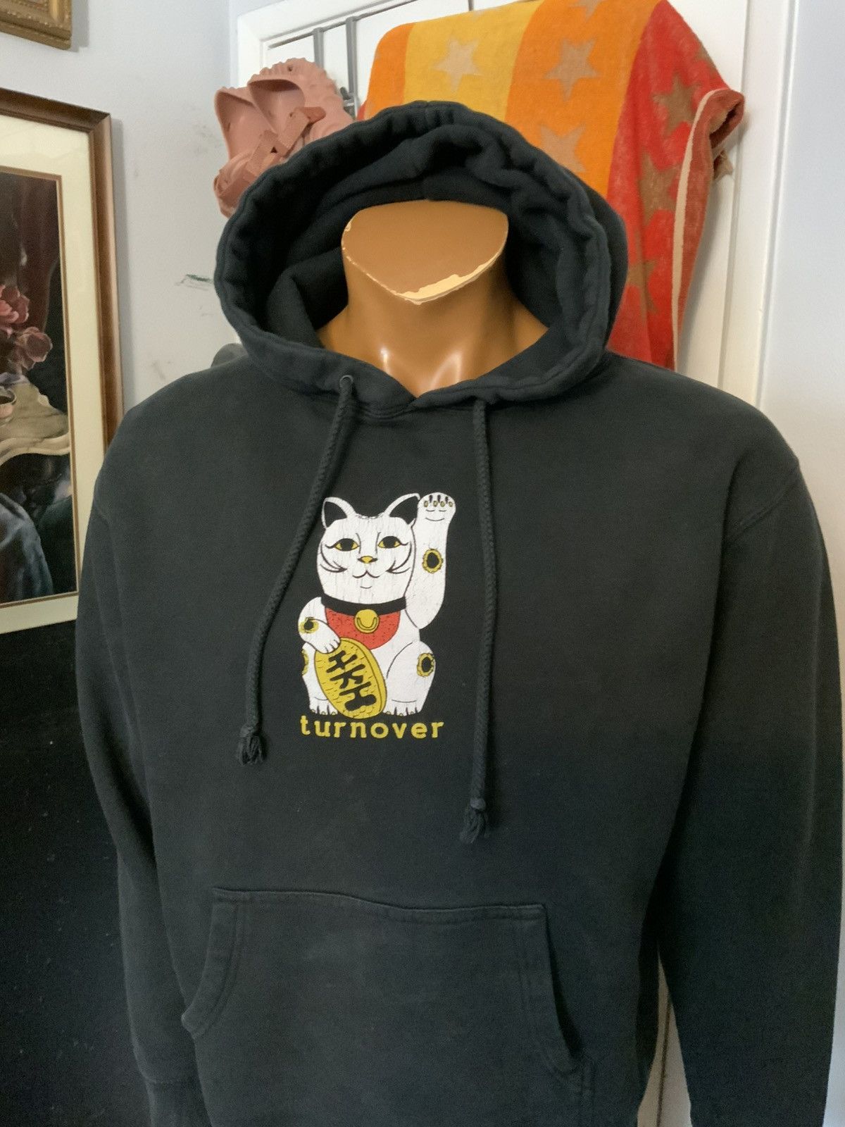 Independent Trading Co. Turnover Indie Punk Rock Band Maneki Neko Japanese Hoodie Size US M / EU 48-50 / 2 - 11 Thumbnail