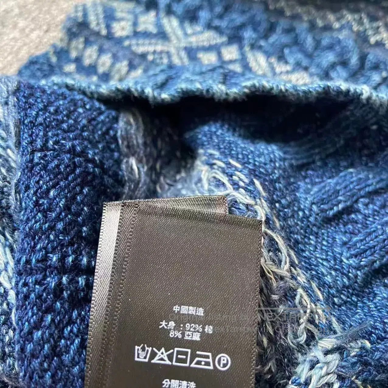 RRL Ralph Lauren RRL American Vintage Indigo Fair Isle Cotton. Size US M / EU 48-50 / 2 - 9 Thumbnail