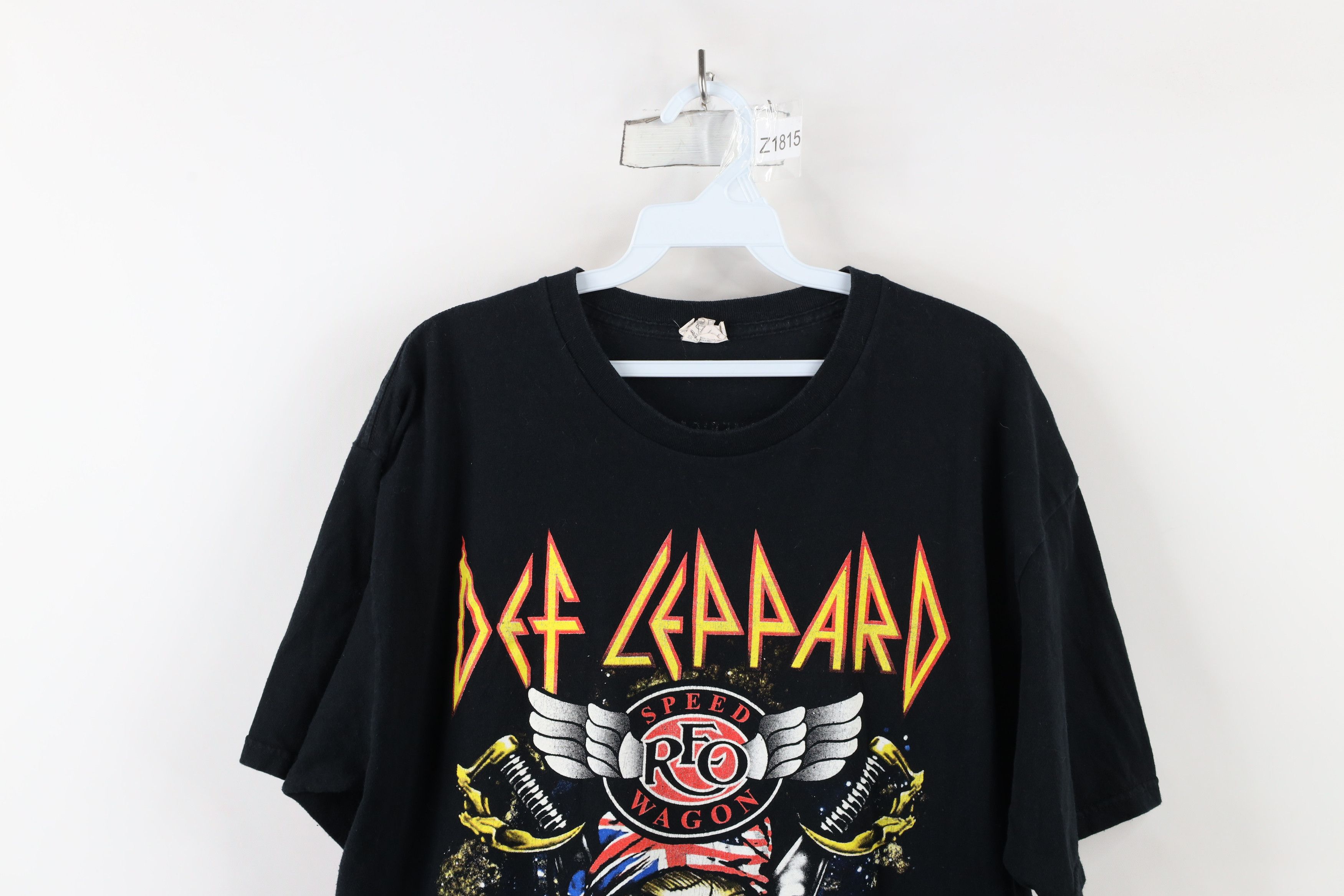 Vintage Vintage Tour Def Leppard REO Speed Wagon Tesla Band Shirt Size US XL / EU 56 / 4 - 2 Thumbnail