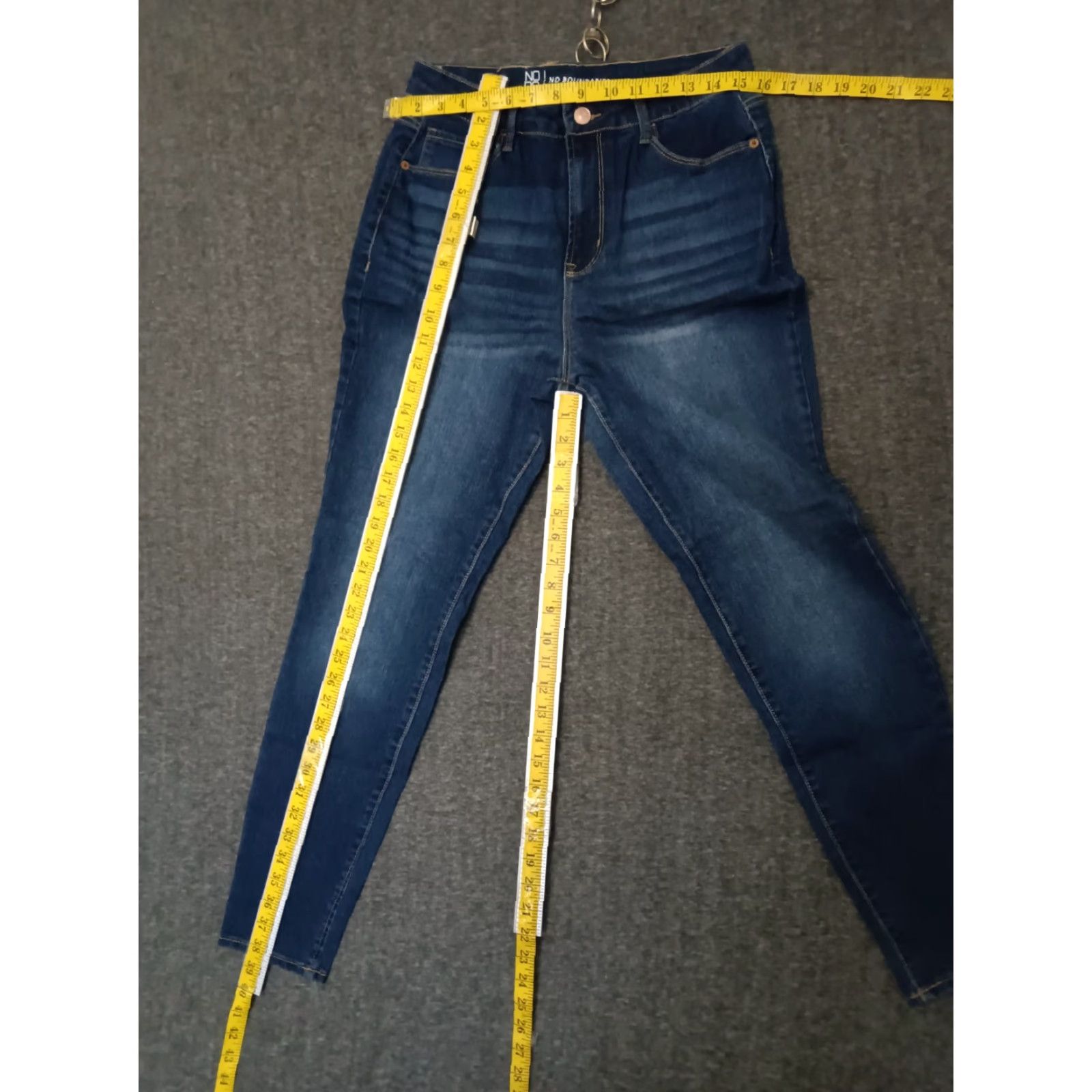 Vintage No Boundaries Women's Denim Jeans Juniors Skinny Tapered Size 11 Size 32" / US 10 / IT 46 - 5 Thumbnail