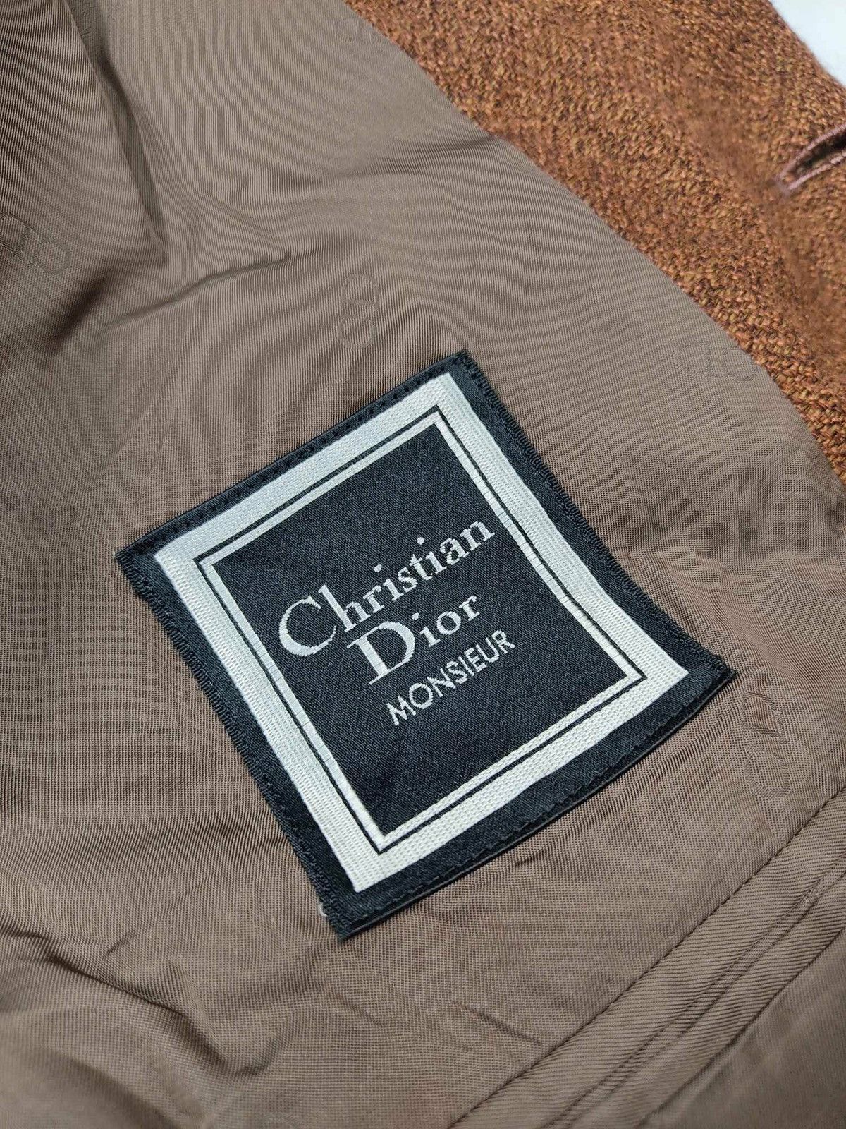Christian Dior Monsieur × Vintage Vintage Christian Dior Monsieur Wool Tailored Jacket Size 38L - 6 Thumbnail