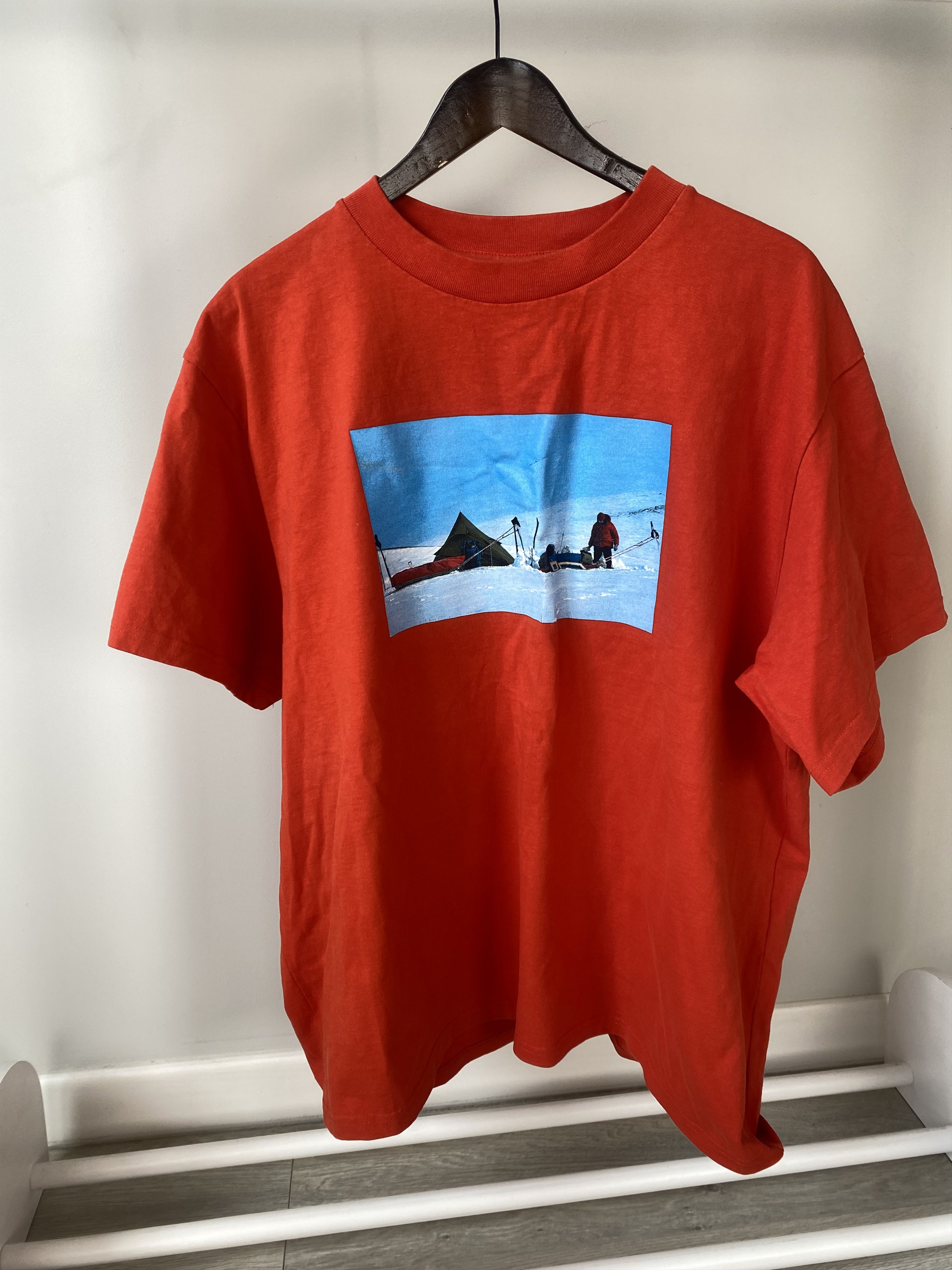 Image of Acne Studios X Fjällräven Print T Shirt in Red, Men's (Size XL)