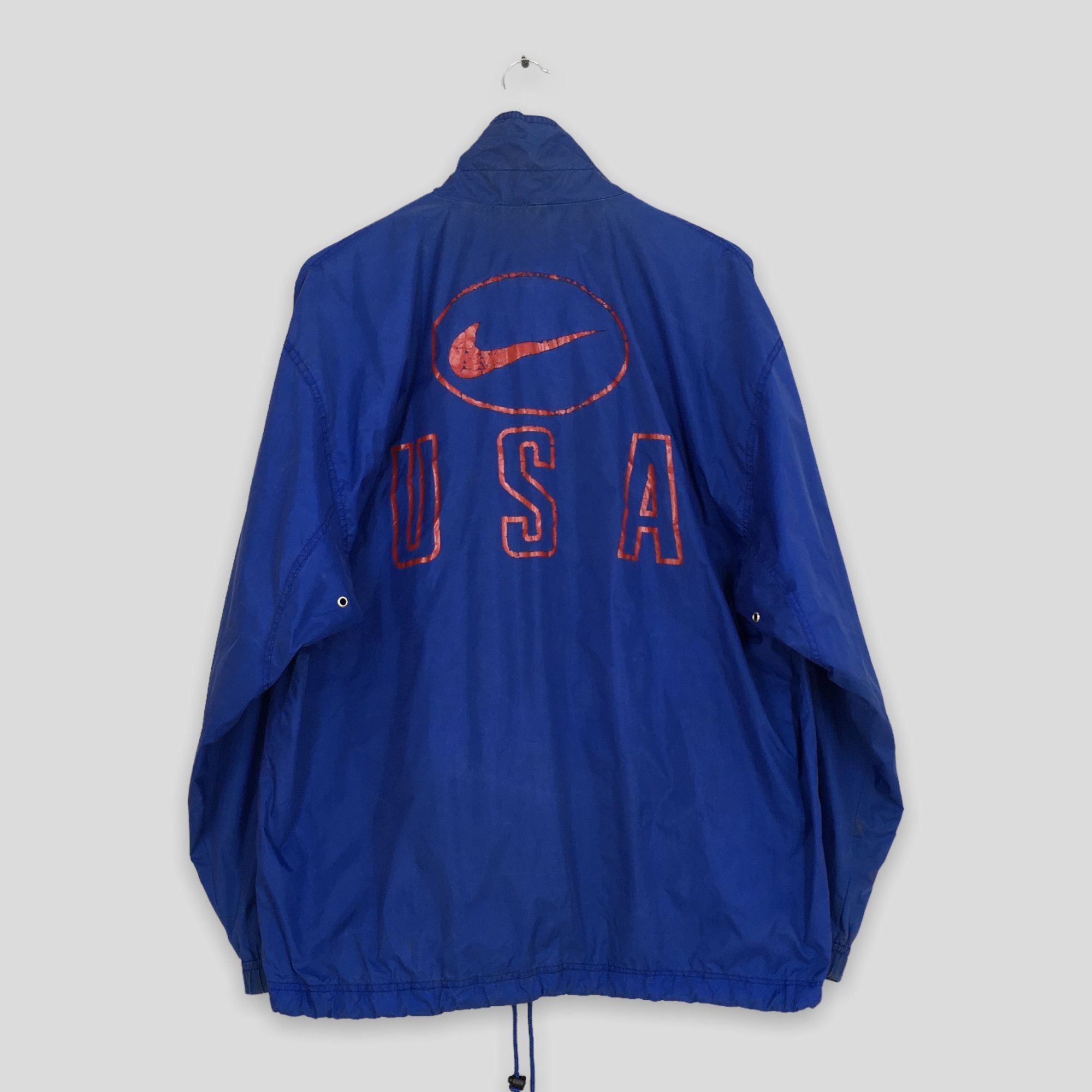 Nike Vintage 90's Nike Usa Windbreaker Swoosh Jacket Medium Size US M / EU 48-50 / 2 - 7 Thumbnail