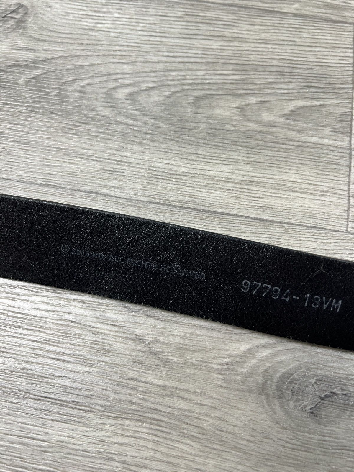 Harley Davidson vintage 2013 HARLEY DAVIDSON buckle belt black leather Size ONE SIZE - 6 Thumbnail