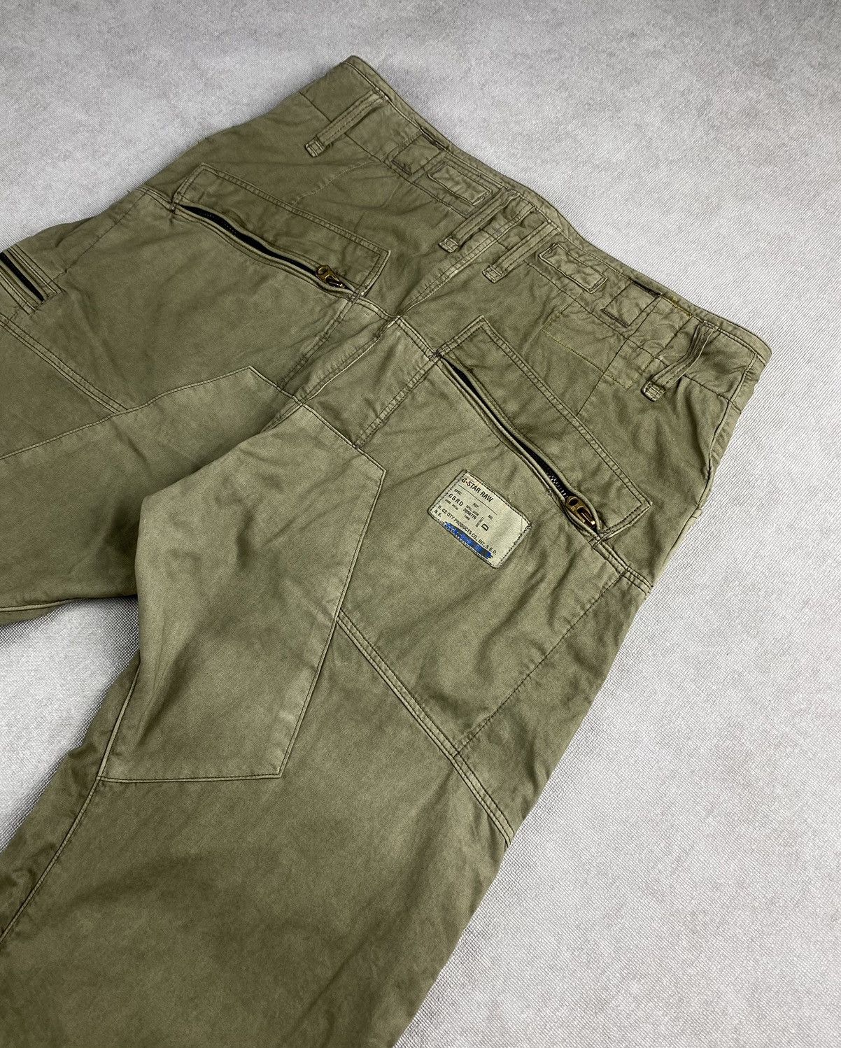 G-Star Vintage multi pocket cargo G-Star Raw jeans y2k Size US 31 - 4 Thumbnail