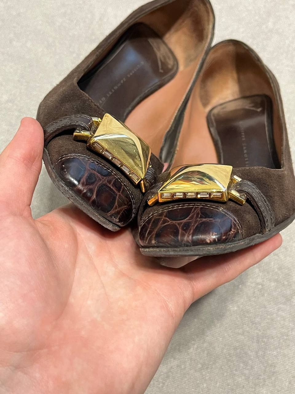 Giuseppe Zanotti Giuseppe Zanotti Open Women`s Rare Pumps Heels Gold 38 Size US 8 / IT 38 - 6 Thumbnail