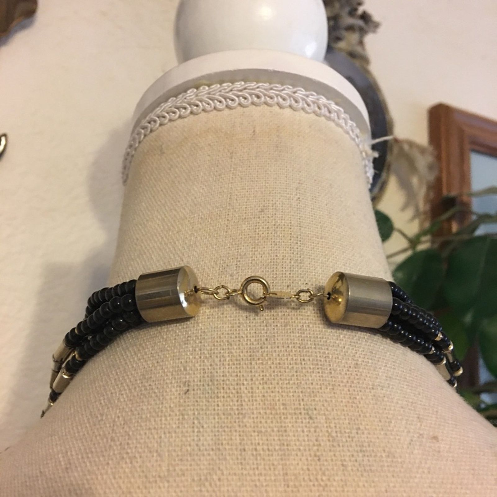 Vintage Vintage 70s multi strand gold/black bead necklace Size ONE SIZE - 5 Thumbnail