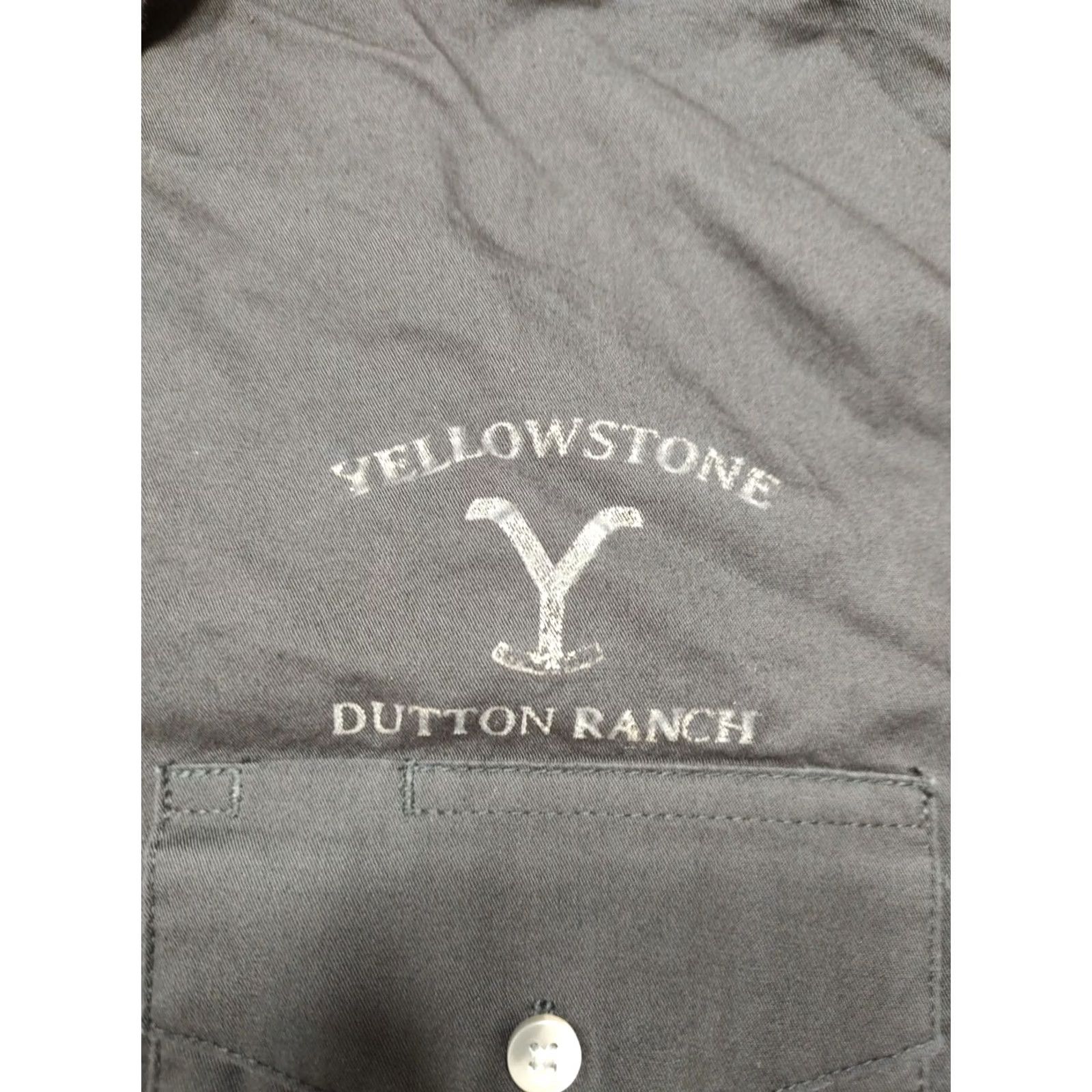 Wrangler Wrangler Yellowstone Western Button Down Shirt Large Black Dutton Ranch Size US L / EU 52-54 / 3 - 4 Thumbnail