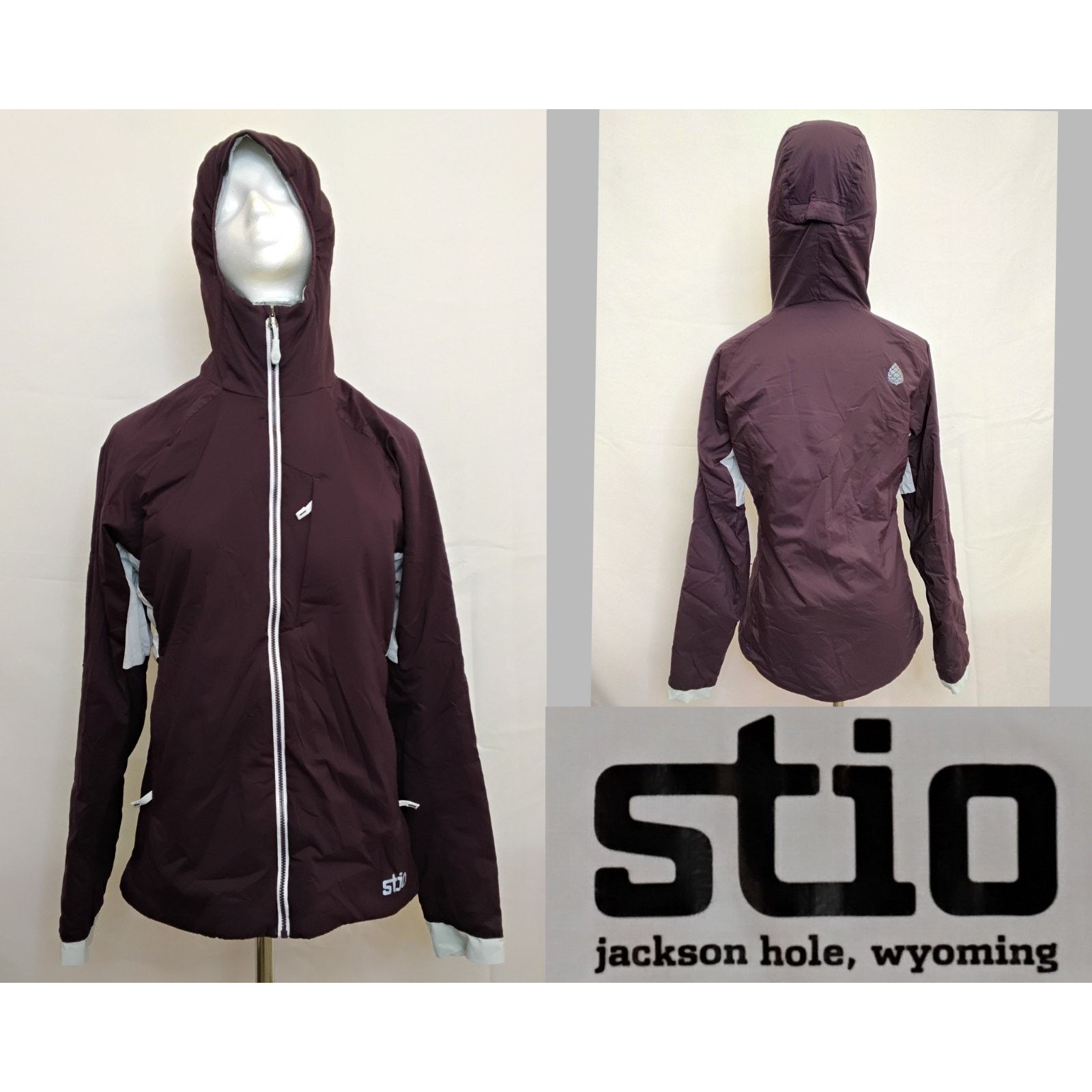Stio Stio Jacket Women's M Maroon/White Lightweight Polartech Size M / US 6-8 / IT 42-44 - 1 Thumbnail