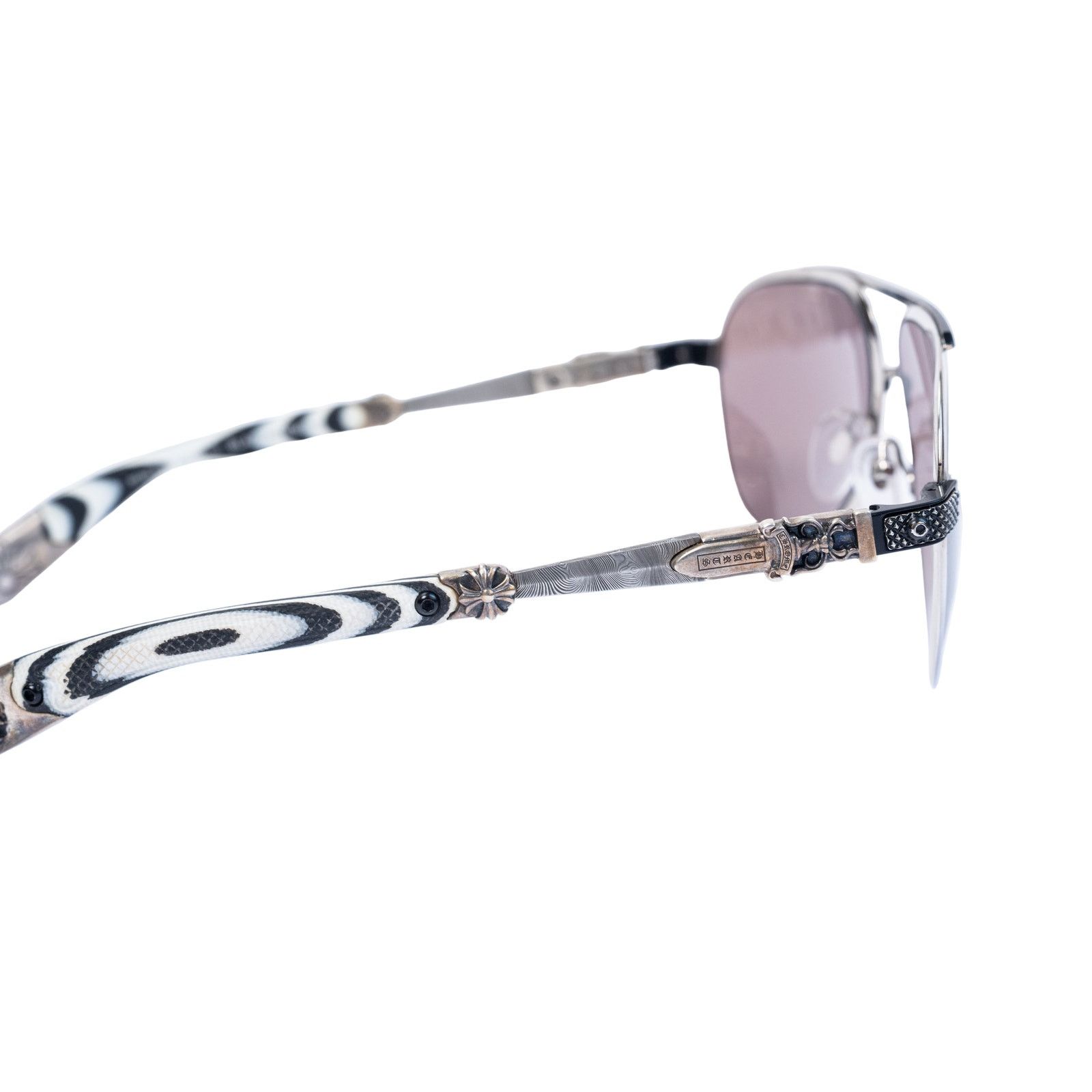 Chrome Hearts Blade Hummer II Silver Sunglasses Size ONE SIZE - 5 Thumbnail
