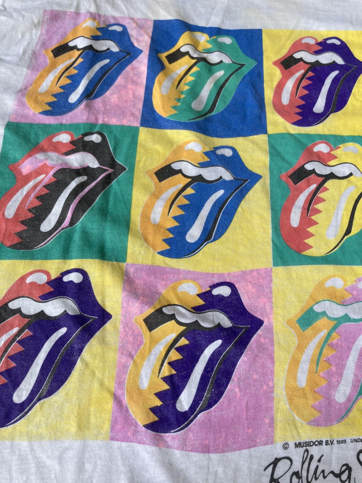 Vintage Vintage 90s Band The Rolling Stones Japan Tour T shirt Size US M / EU 48-50 / 2 - 5 Thumbnail