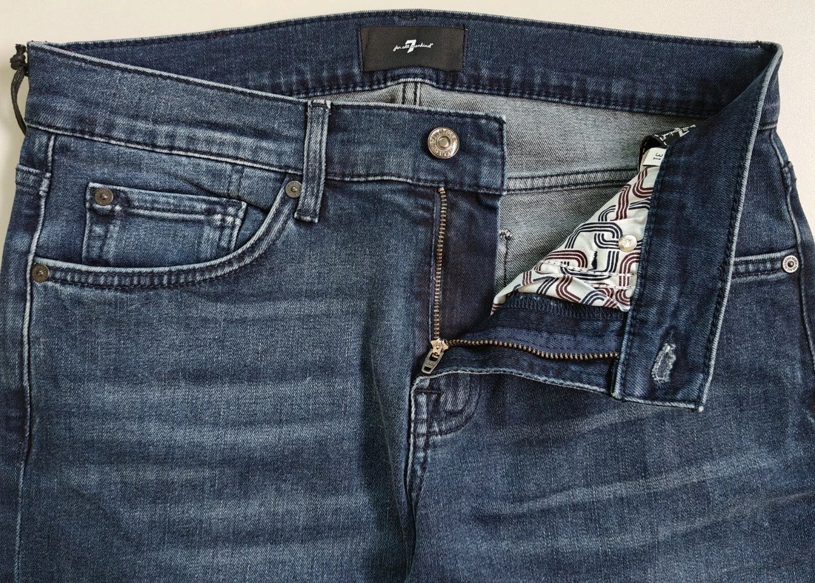 7 For All Mankind 7 For All ManKind Slimmy Tapered Jeans T / 6019 Size US 31 - 5 Thumbnail
