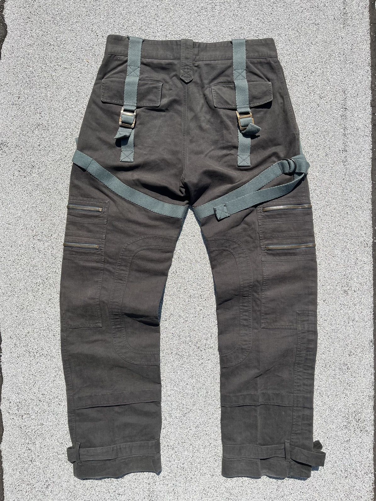 Dolce & Gabbana AW03 Dolce & Gabbana Runway Bondage Cargo Pants Size US 32 / EU 48 - 2 Thumbnail