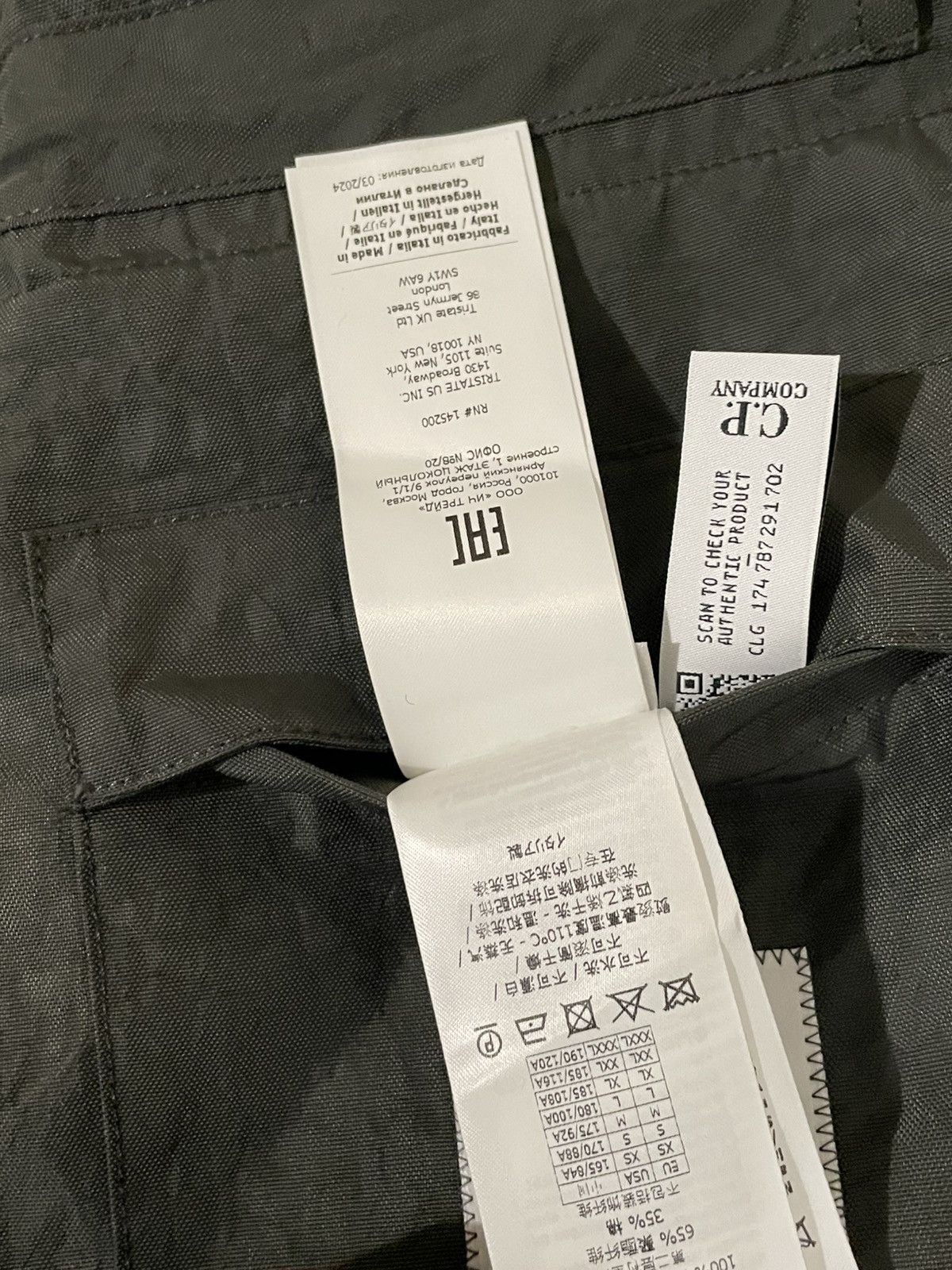 C.P. Company C.P. Company Shetland Twill Mile Hooded Jacket Size US XXL / EU 58 / 5 - 17 Thumbnail