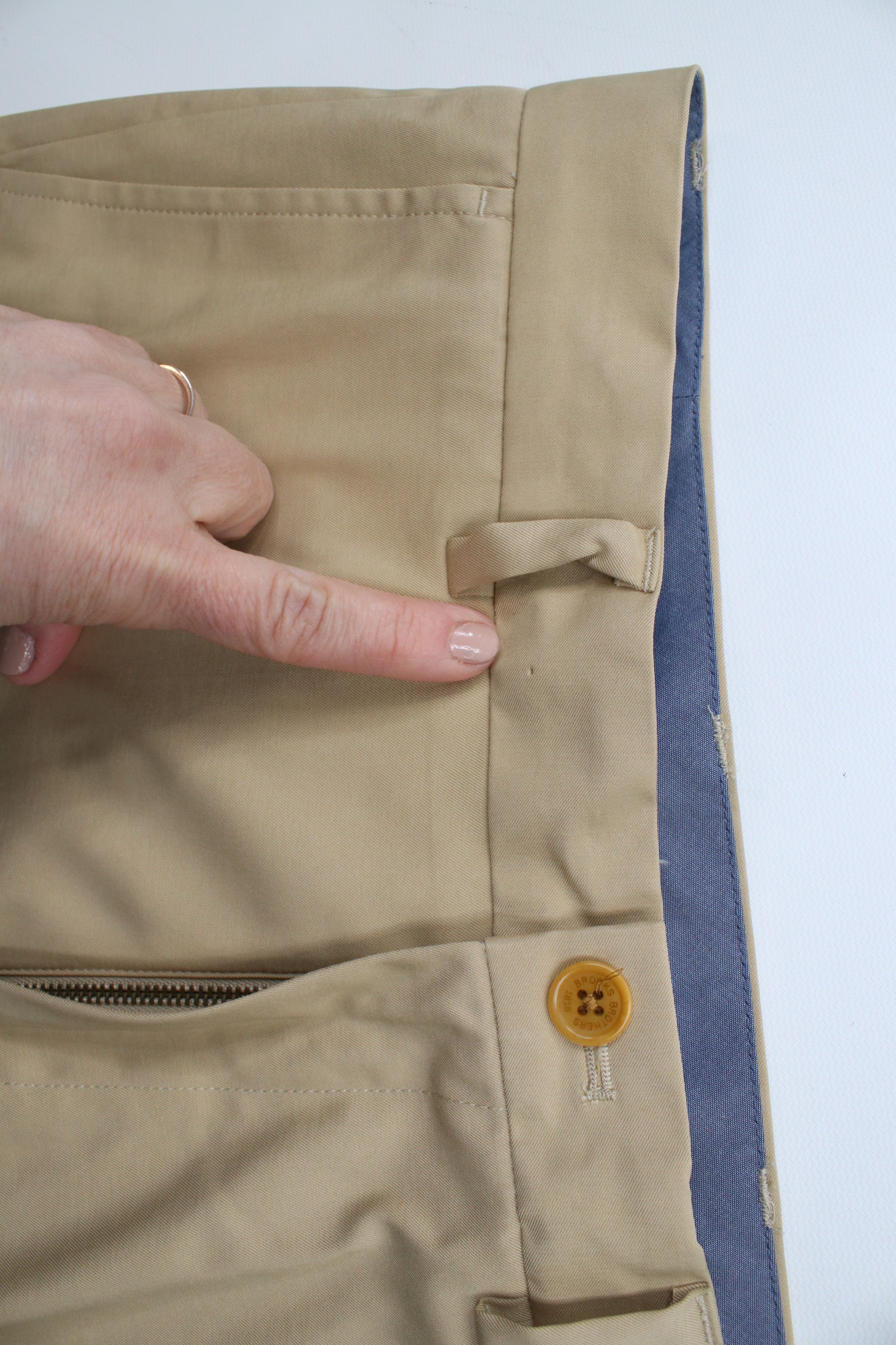 Brooks Brothers × Vintage Brooks Brothers Lightweight Flat Front Chino Pants Trousers Size US 32 / EU 48 - 7 Thumbnail