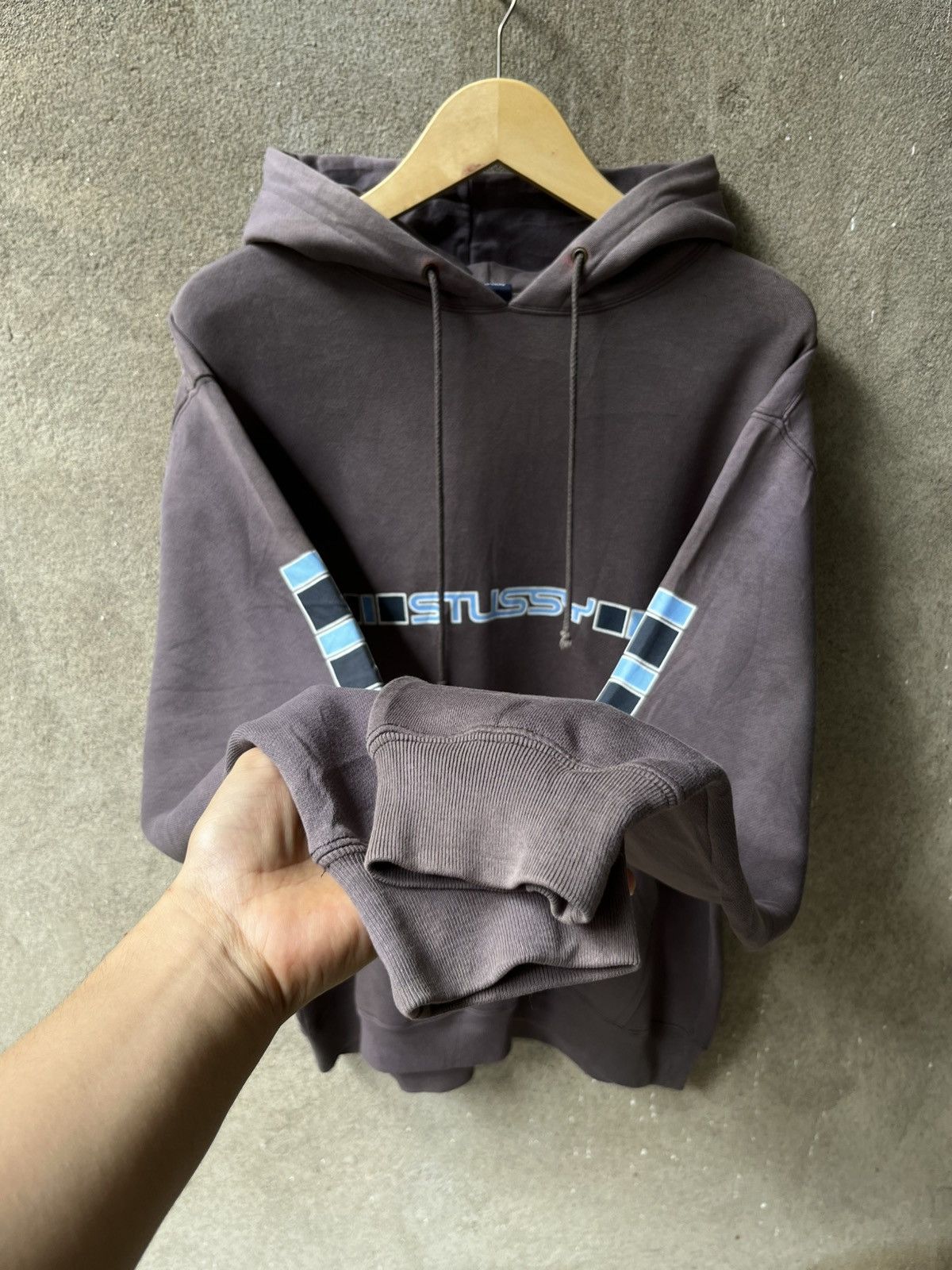 Stussy Vintage 1990s stussy chekeboard grapic Size US M / EU 48-50 / 2 - 4 Thumbnail