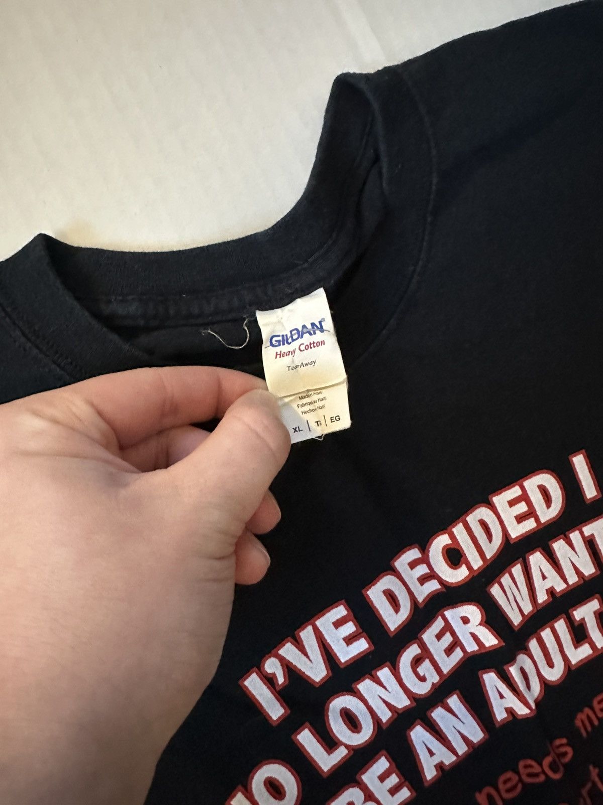 Vintage Funny shirt Size US XL / EU 56 / 4 - 3 Thumbnail
