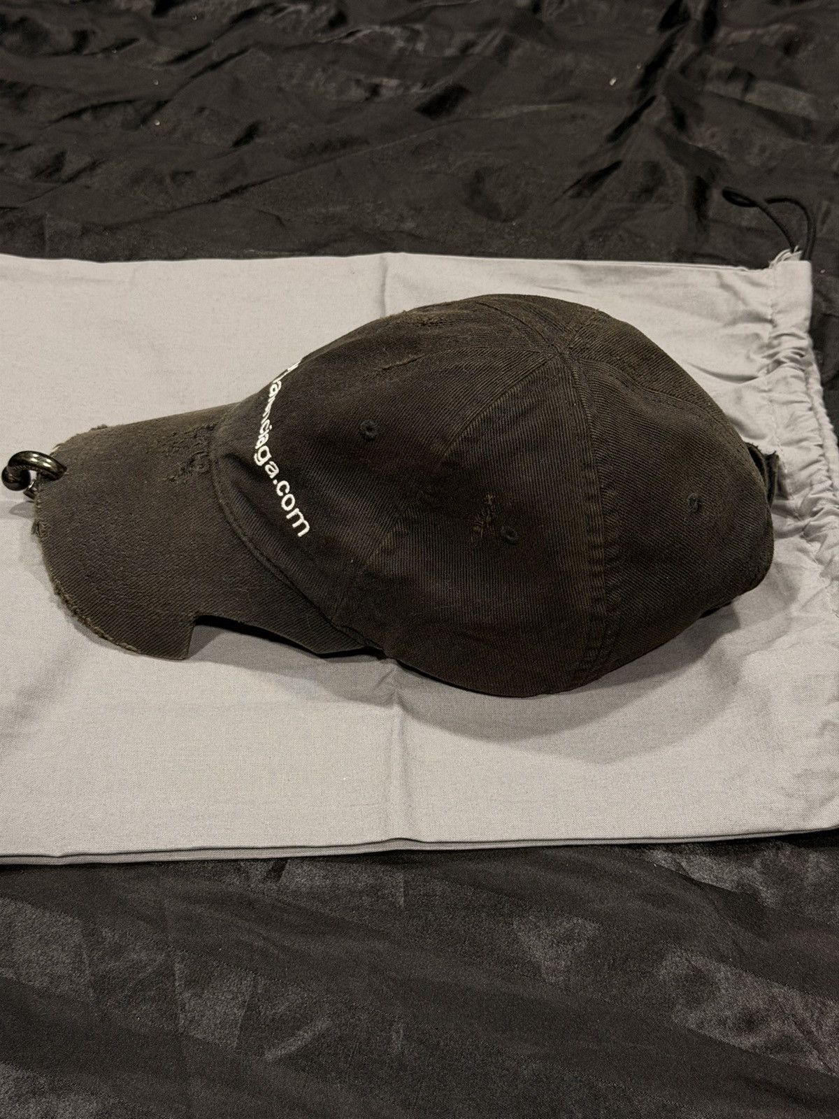 Balenciaga Balenciaga Bal.com Website Front Piercing Cap Size ONE SIZE - 3 Thumbnail