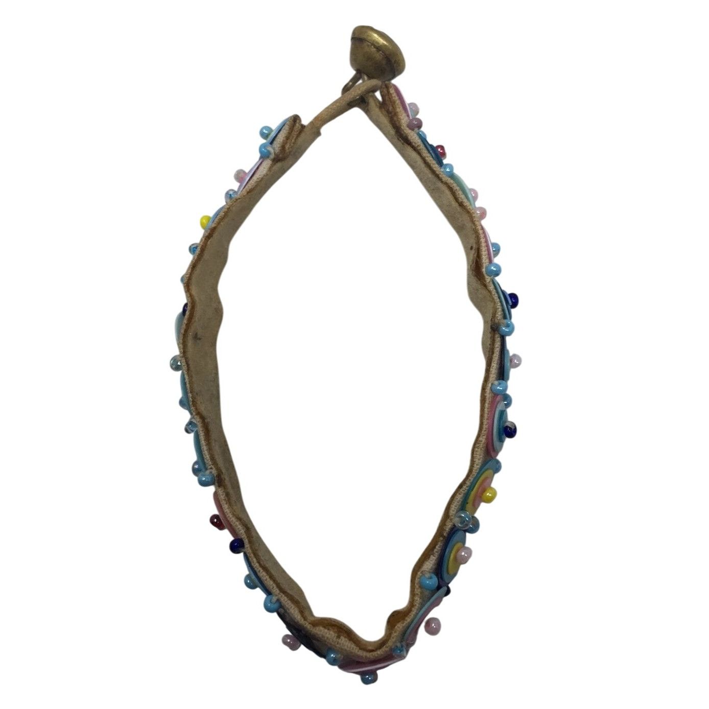 Other Colorful Velveteen Bracelet with Sequins and Glass Size ONE SIZE - 9 Thumbnail