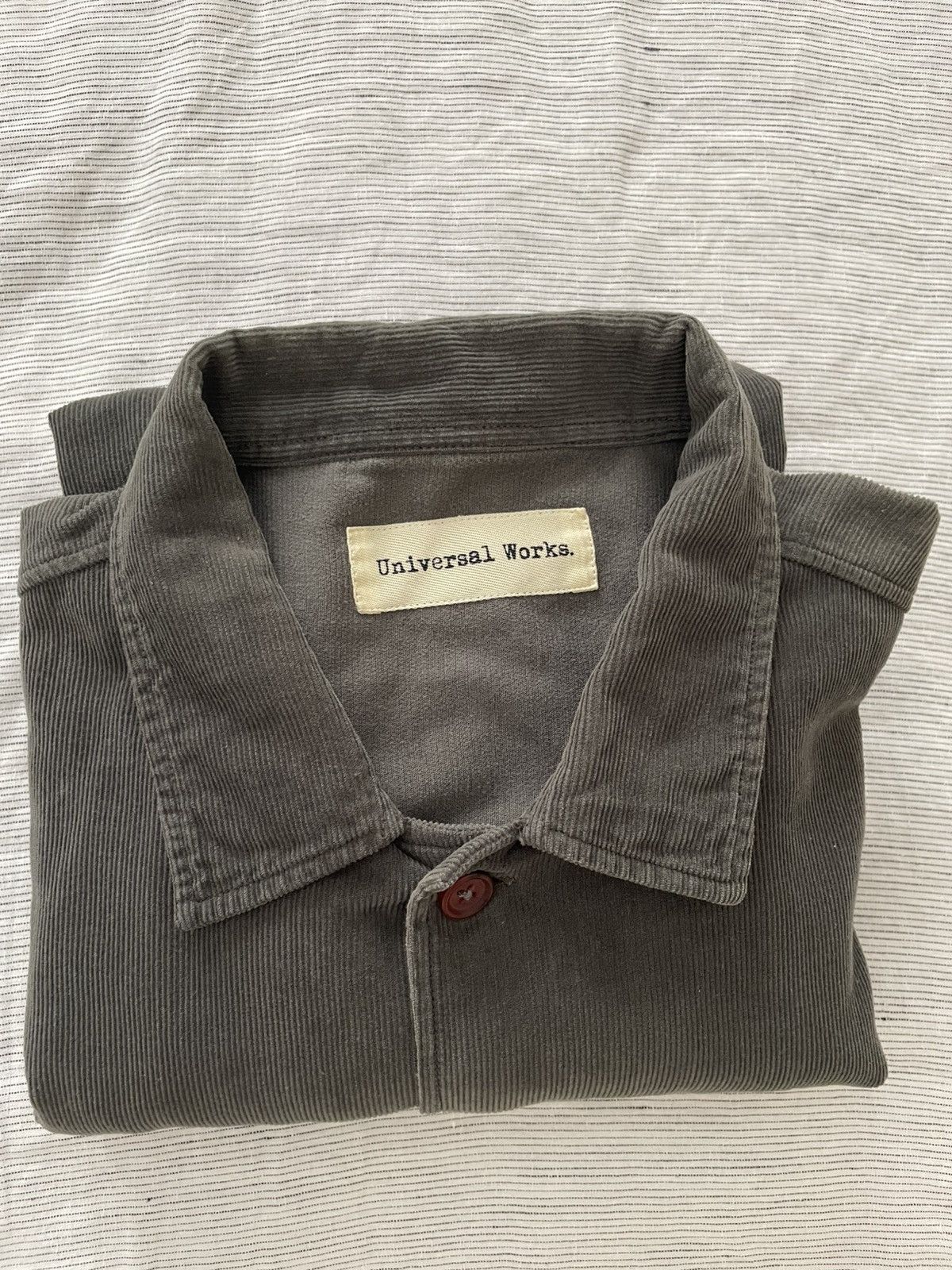 Universal Works Universal Works Corduroy Chore Jacket Grey Medium Size US M / EU 48-50 / 2 - 2 Thumbnail