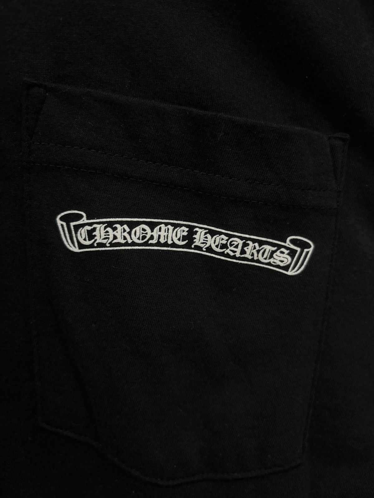 Chrome Hearts Chrome Hearts Scroll Logo Long Sleeve Shirt Black Size: XL Size US XL / EU 56 / 4 - 3 Thumbnail
