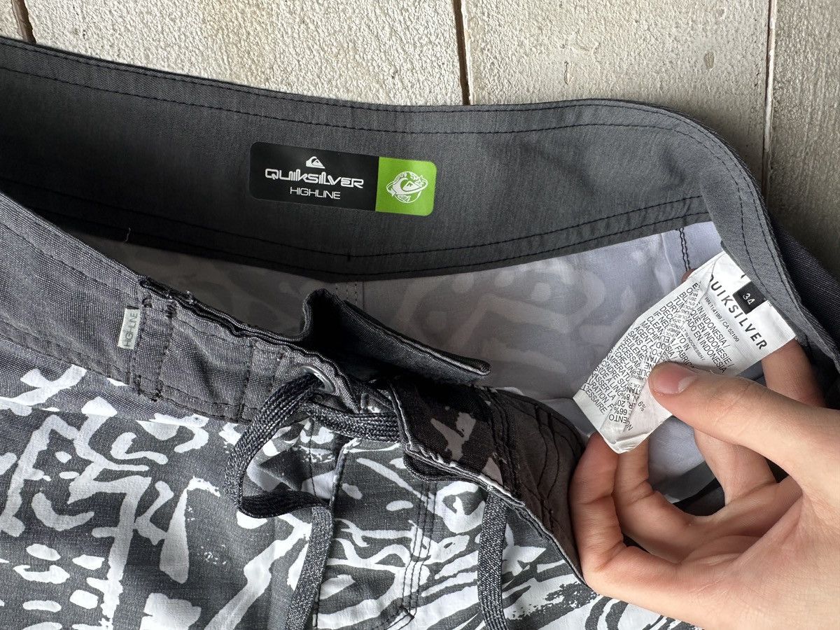 Quiksilver 🚨Vintage Quiksilver Shorts Big Logo Y2K Style 90s Surfing Size US 34 / EU 50 - 5 Thumbnail