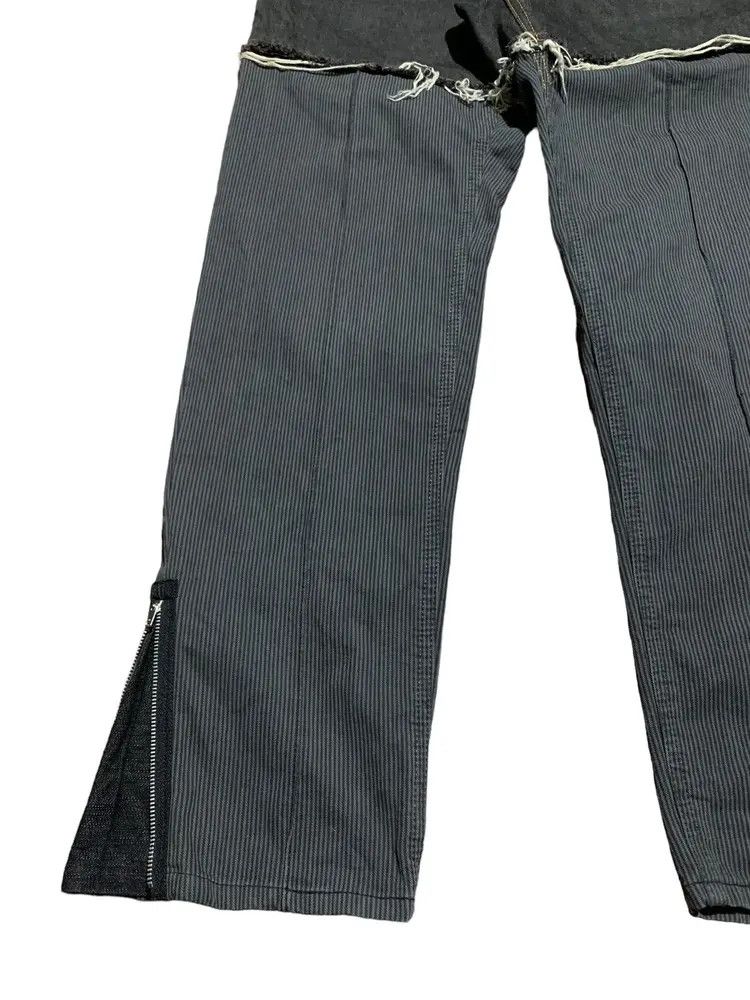 Other Japanese brand hybird distressed double front look denim Size US 32 / EU 48 - 5 Thumbnail
