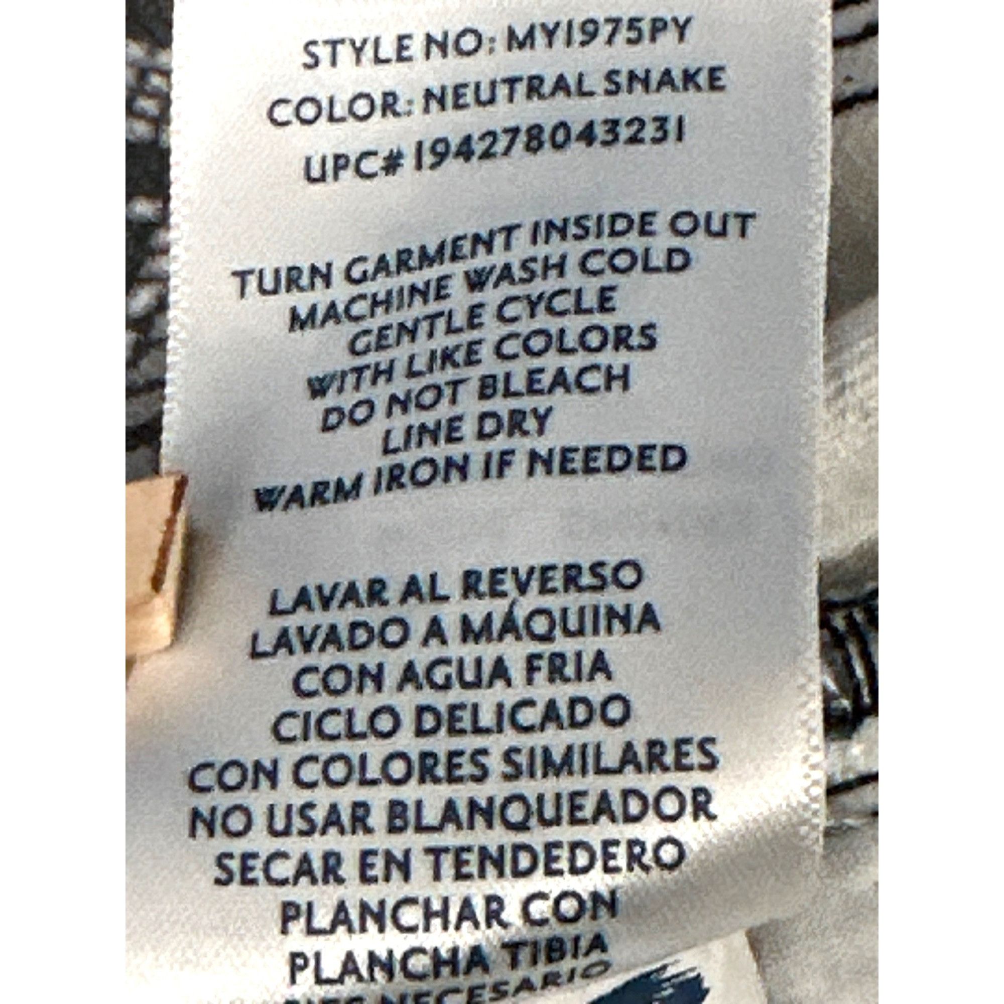 Seven 7 Seven7 Tummyless High Rise Skinny Jeans Black White Snakeski Size 28" / US 6 / IT 42 - 9 Thumbnail