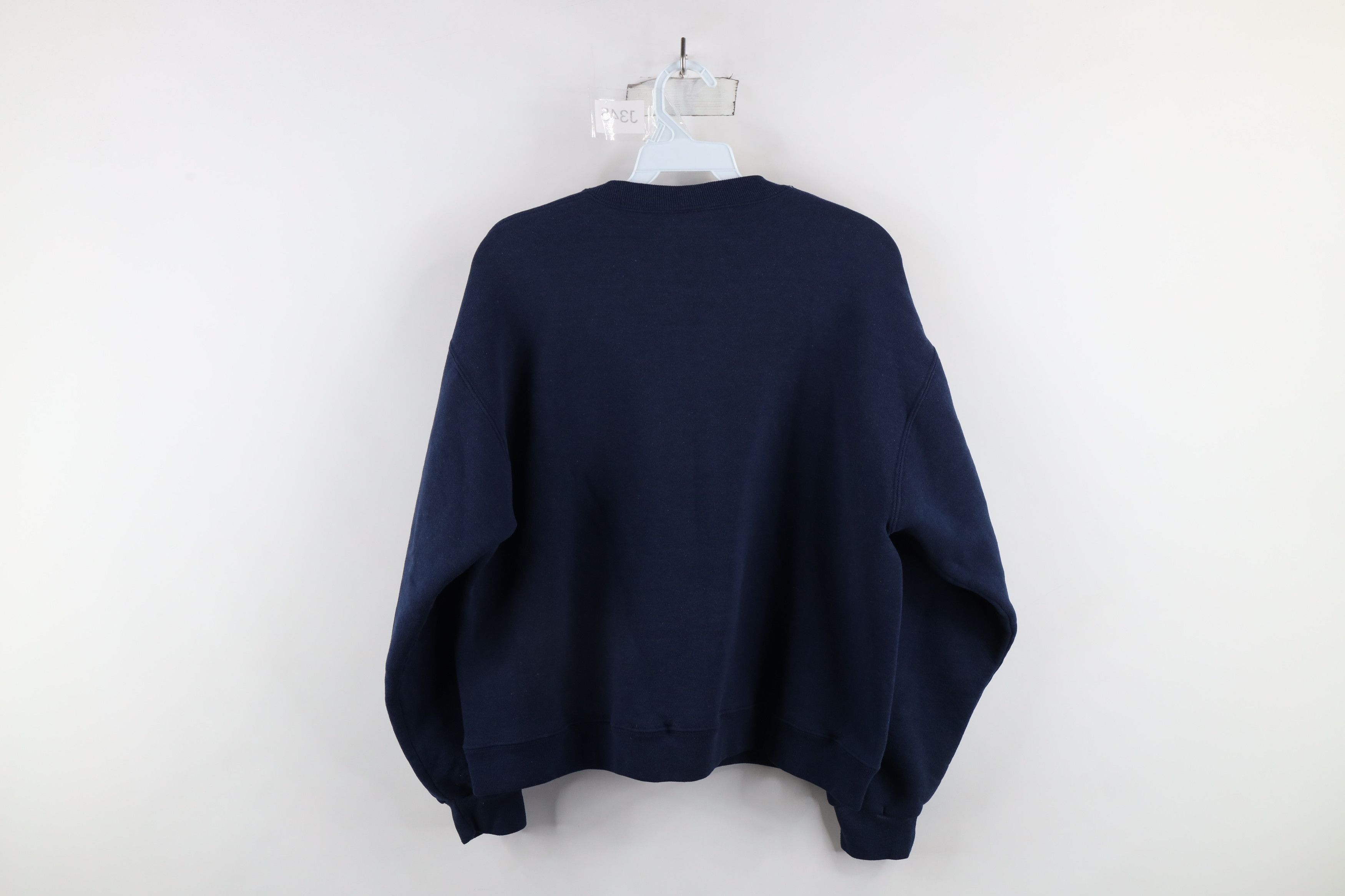Russell Athletic × Vintage Vintage 90s Russell Athletic Blank Sweatshirt Blue USA Size M / US 6-8 / IT 42-44 - 10 Thumbnail