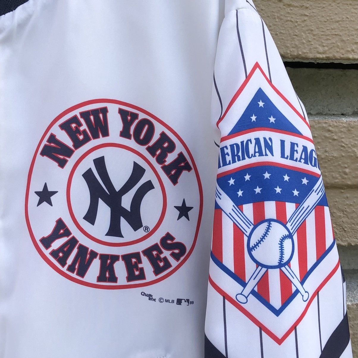 Chalk Line Vintage 1989 Chalk Line Yankees Satin Bronx Bombers Jacket Size US L / EU 52-54 / 3 - 13 Thumbnail